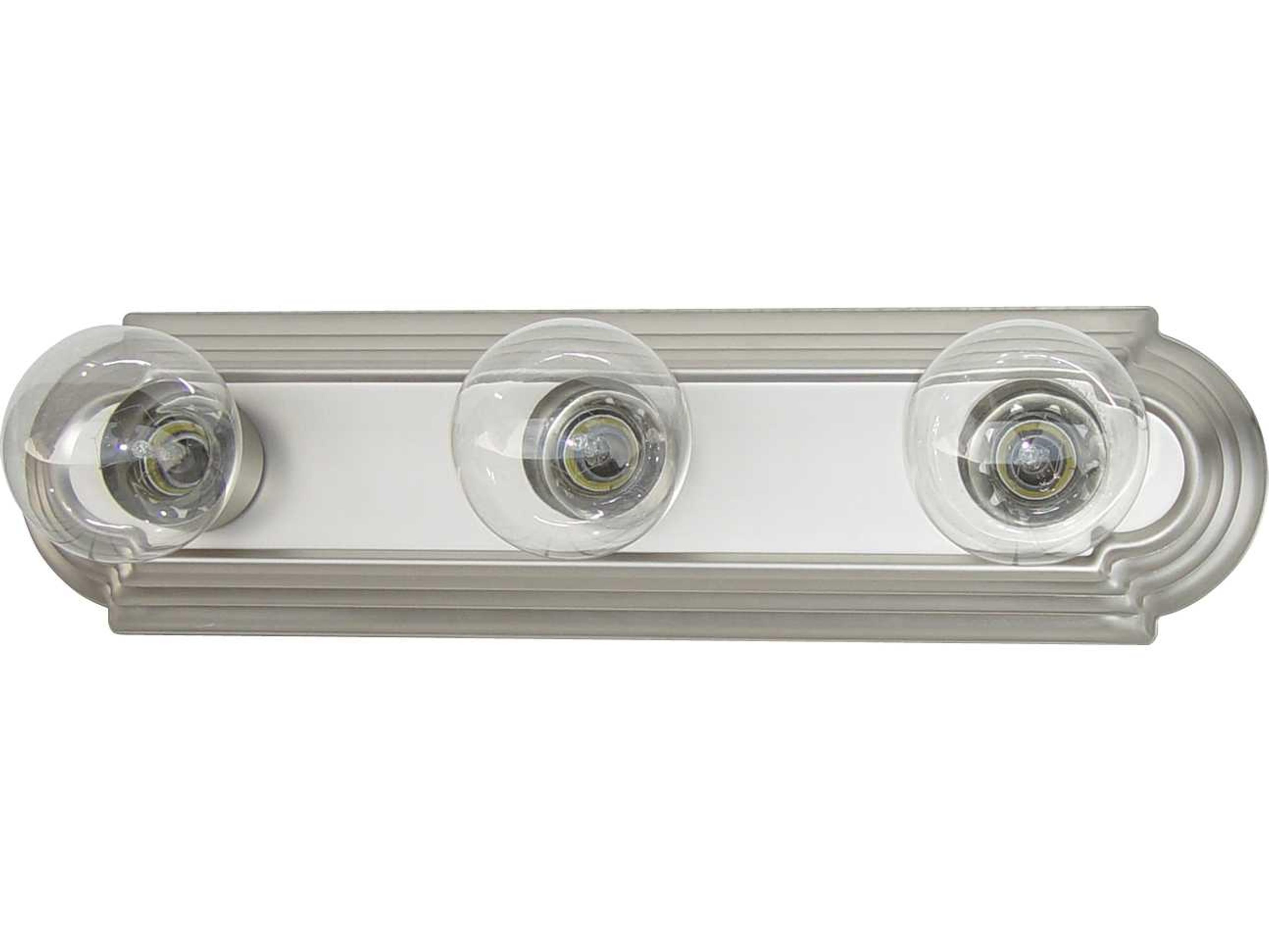 Alice 3-Light Matte Nickel Vanity Light