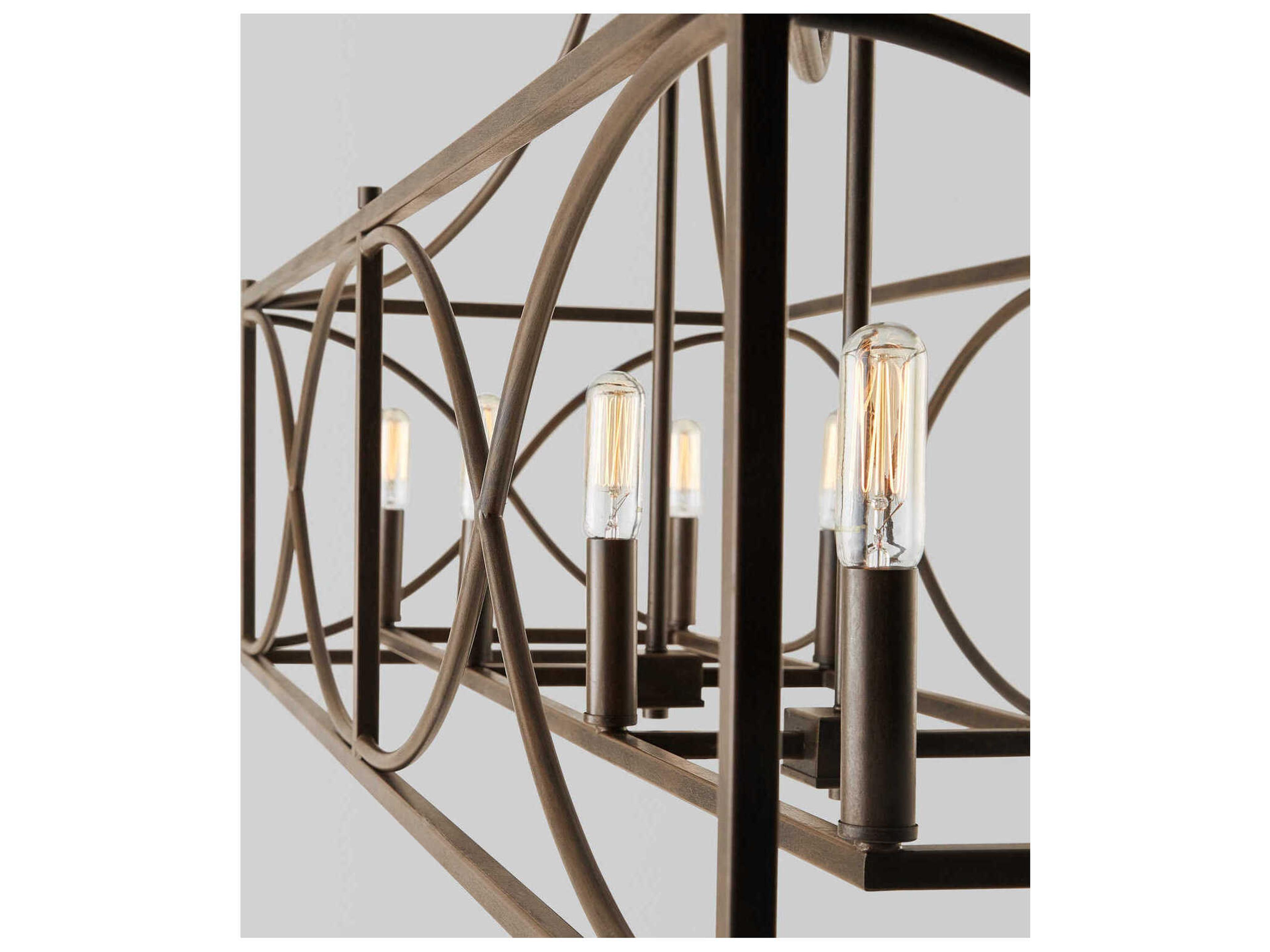 Capital Lighting Tybee 8-Light Nordic Grey Island Pendant