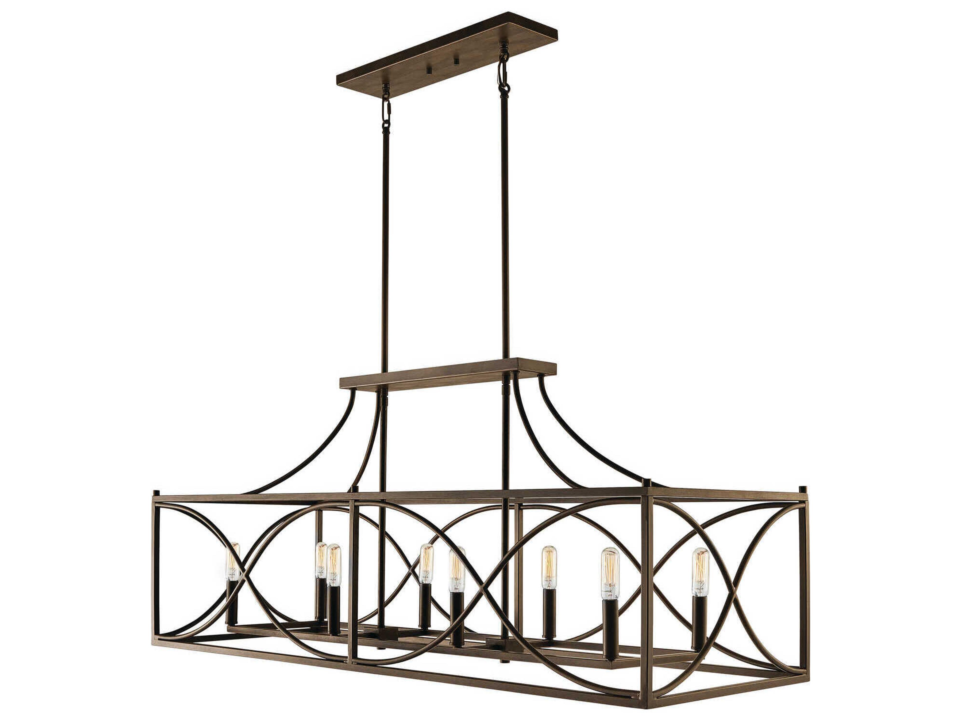 Capital Lighting Tybee 8-Light Nordic Grey Island Pendant