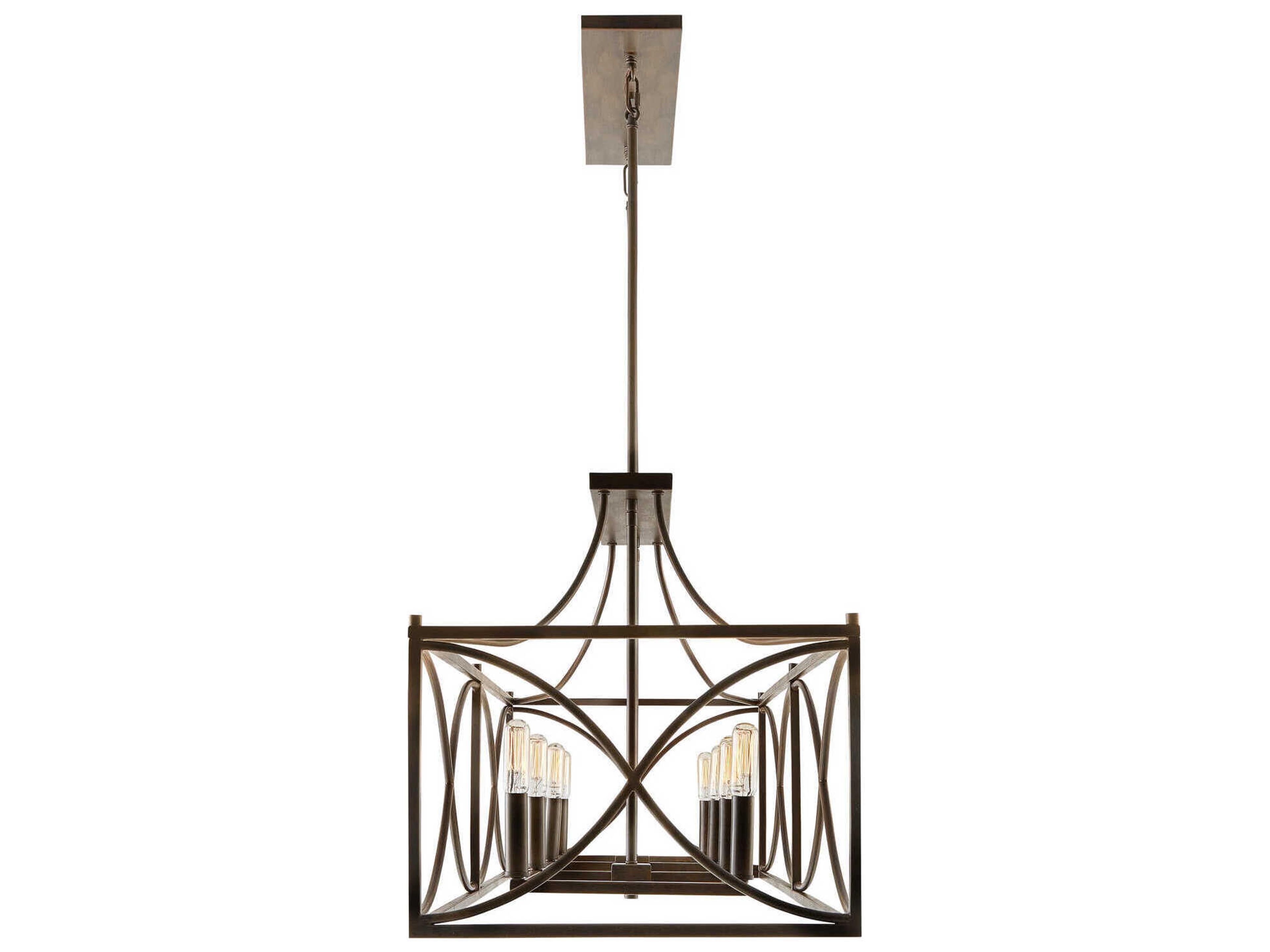 Capital Lighting Tybee 8-Light Nordic Grey Island Pendant