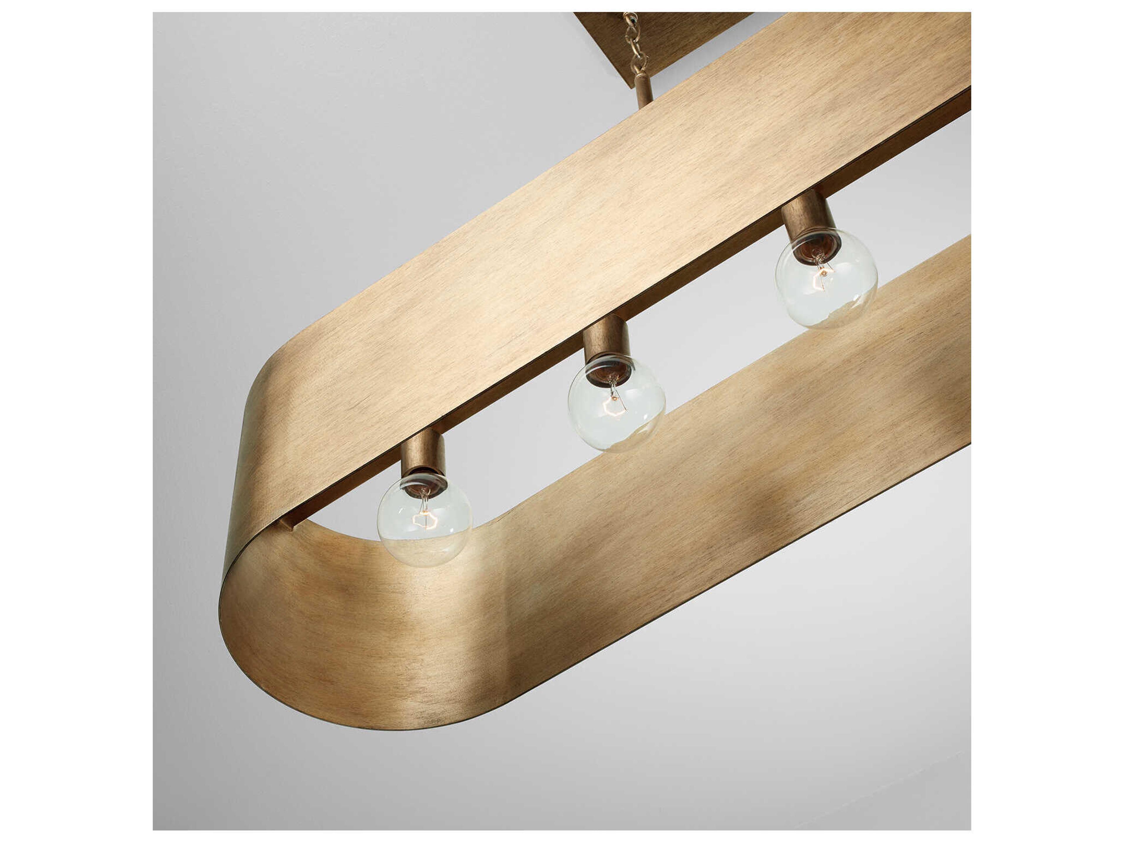 Capital Lighting Jude 5-Light Mystic Luster Gold Island Pendant