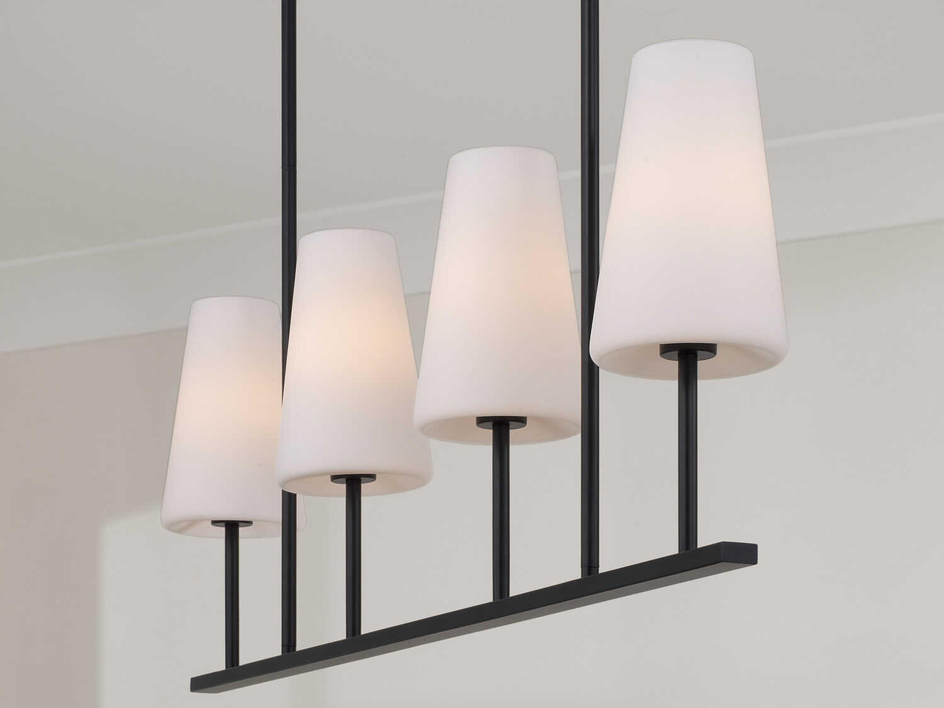 Capital Lighting Averitt 4-Light Matte Black Island Pendant