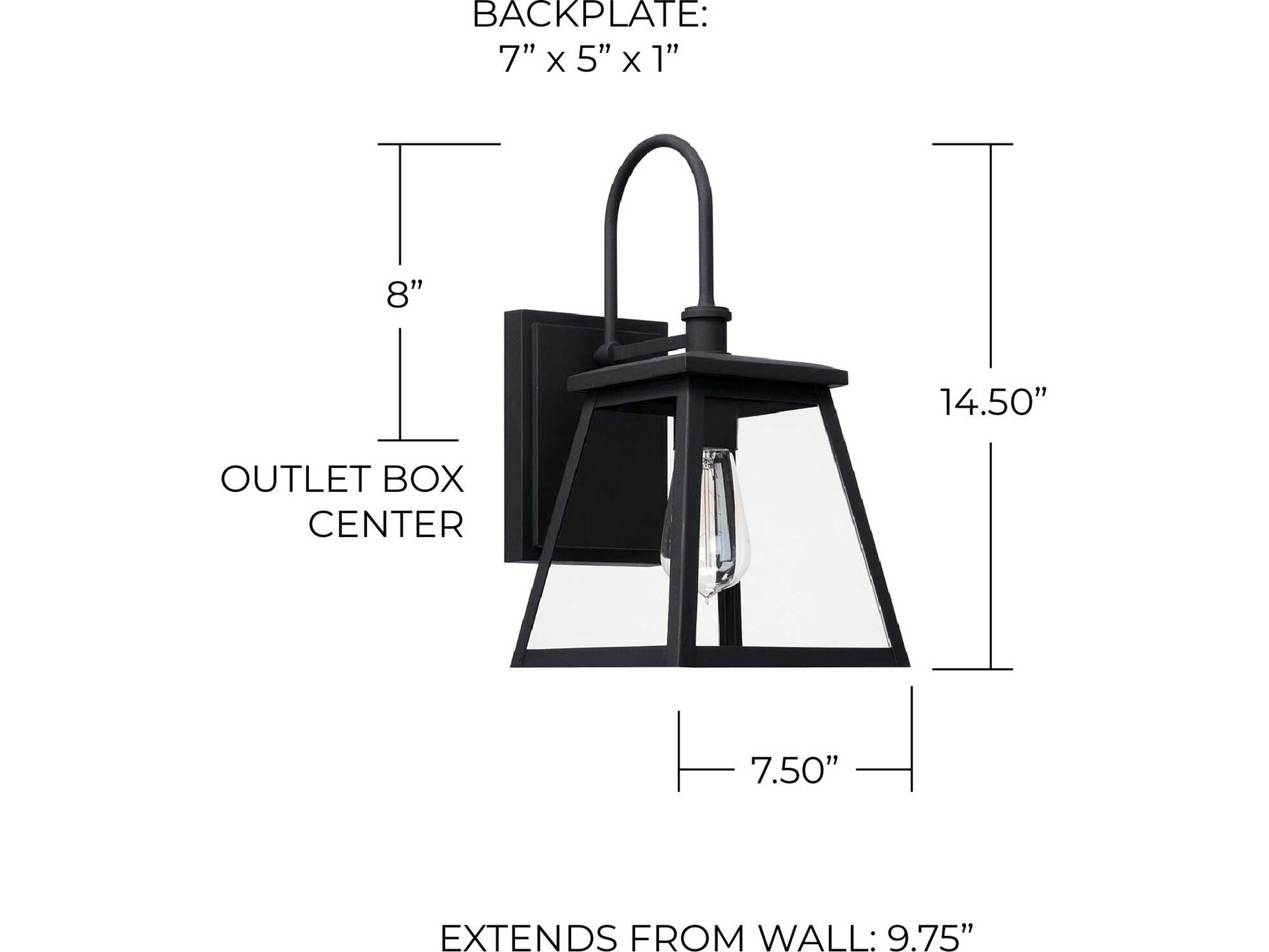 Capital Lighting Belmore Outdoor Wall Lantern