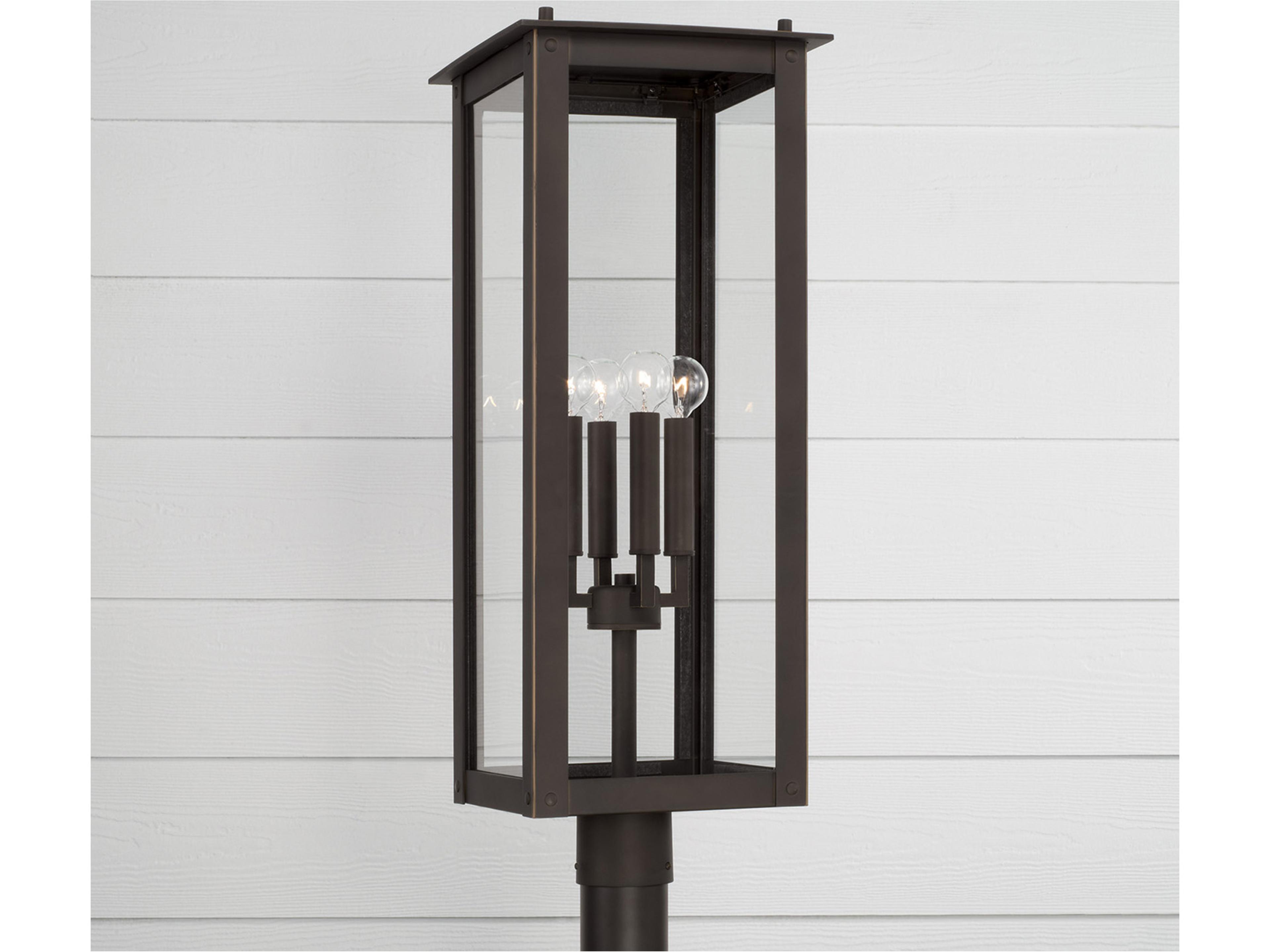 Capital Lighting Hunt 4 - Light Outdoor Post Light