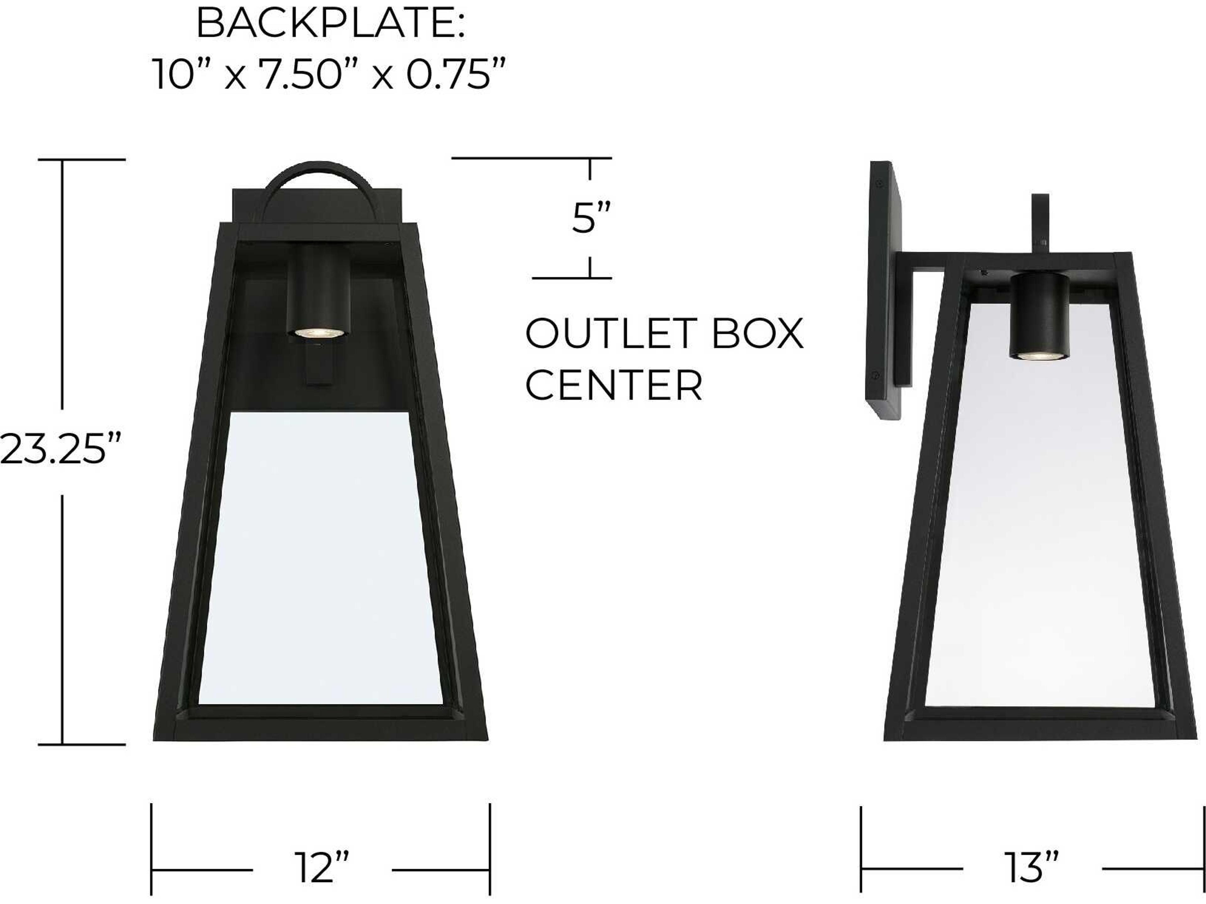Capital Lighting Leighton 1 - Light Outdoor Wall Light