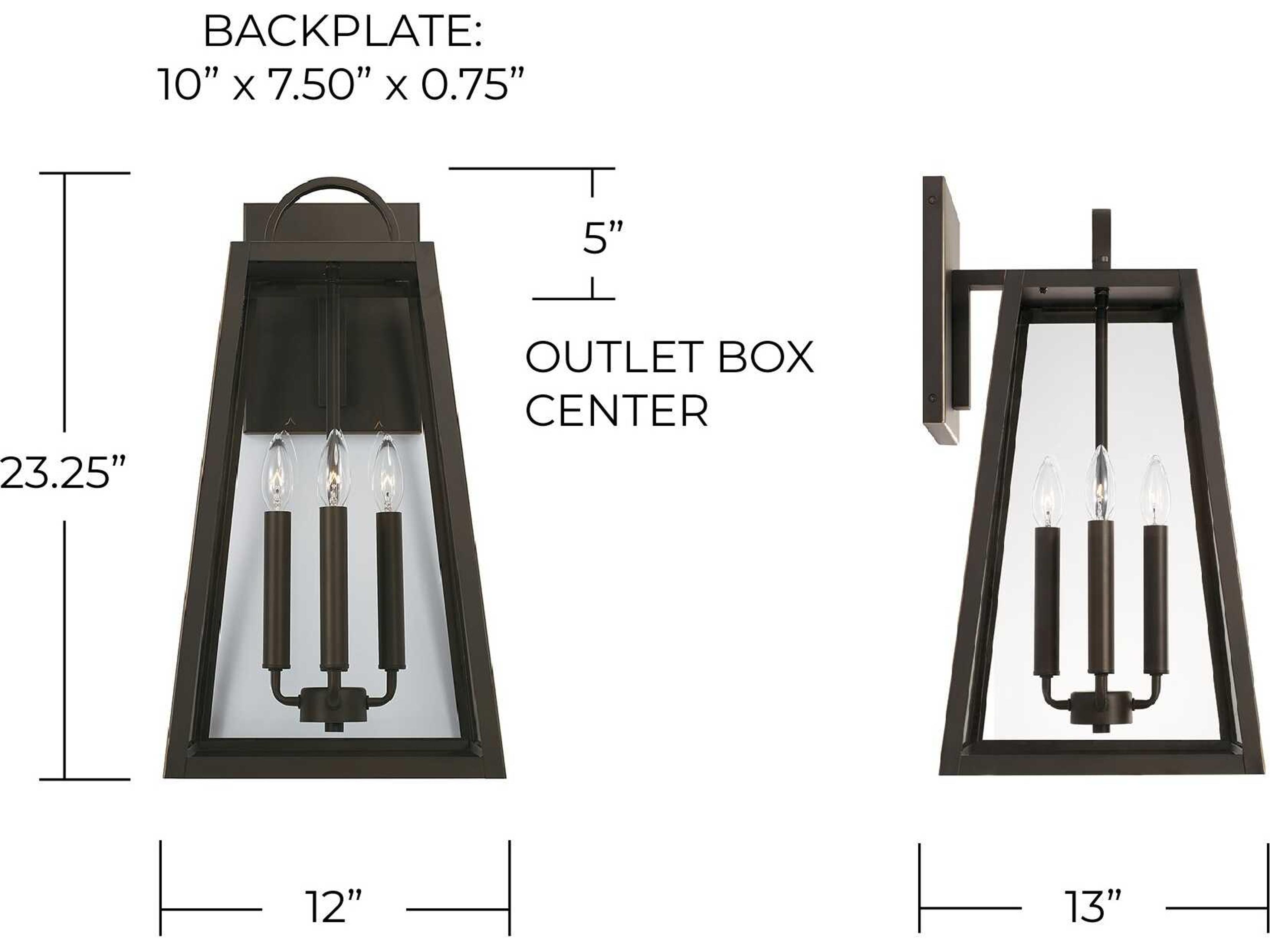 Capital Lighting Leighton 4 - Light Outdoor Wall Light