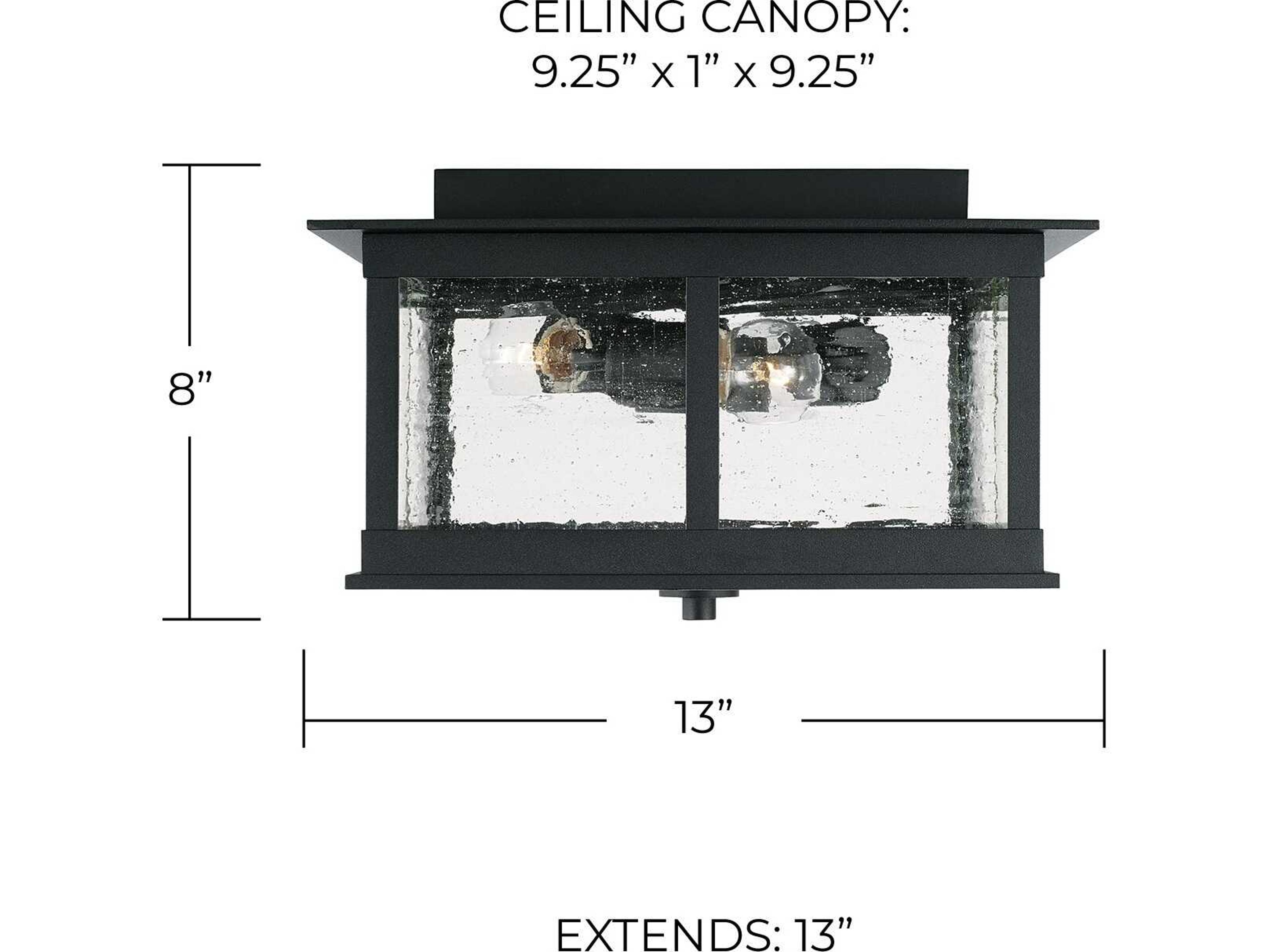 Capital Lighting Barrett 3 - Light Outdoor Ceiling Light