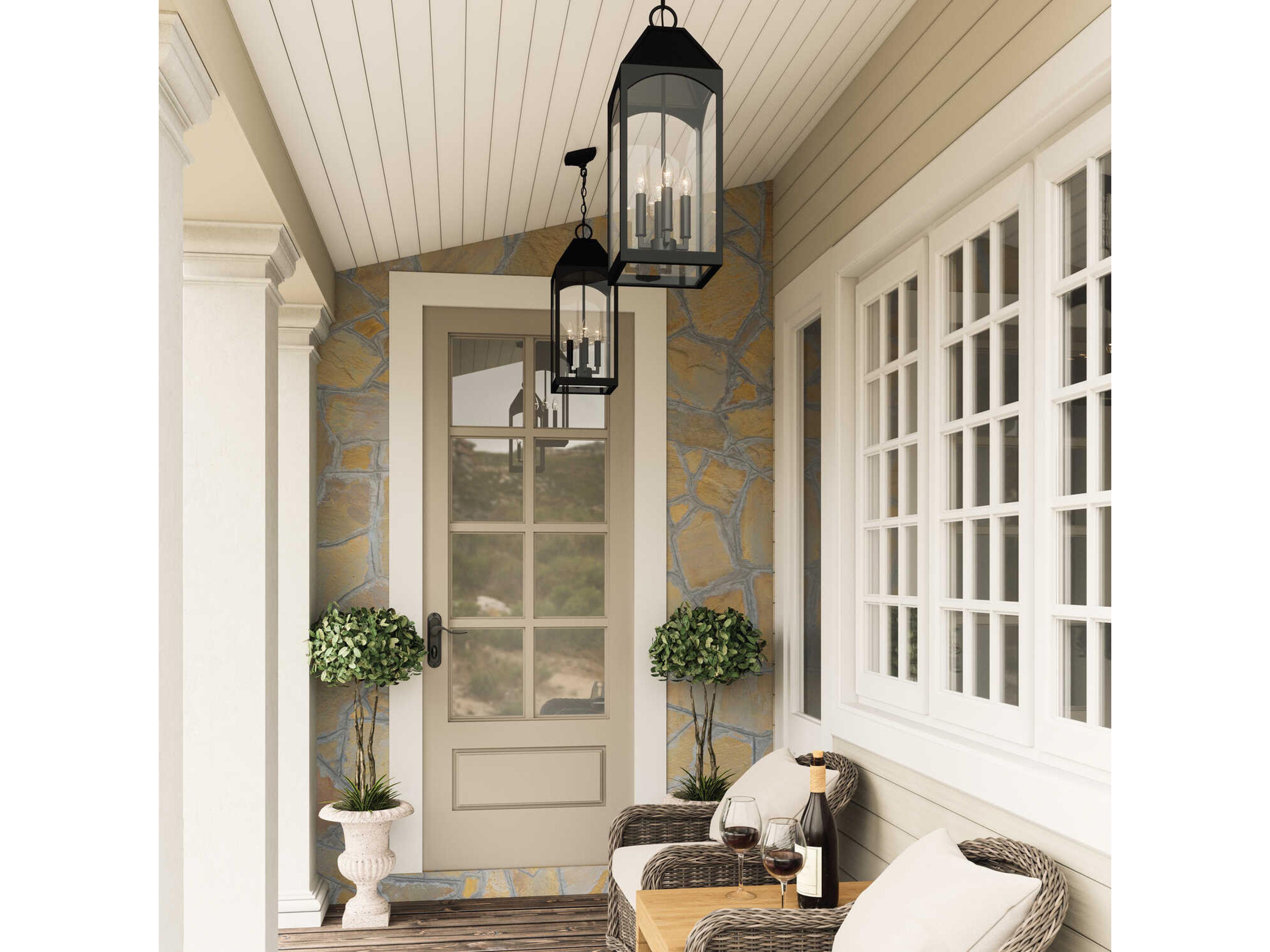 Capital Lighting Burton 4 - Light Outdoor Hanging Light