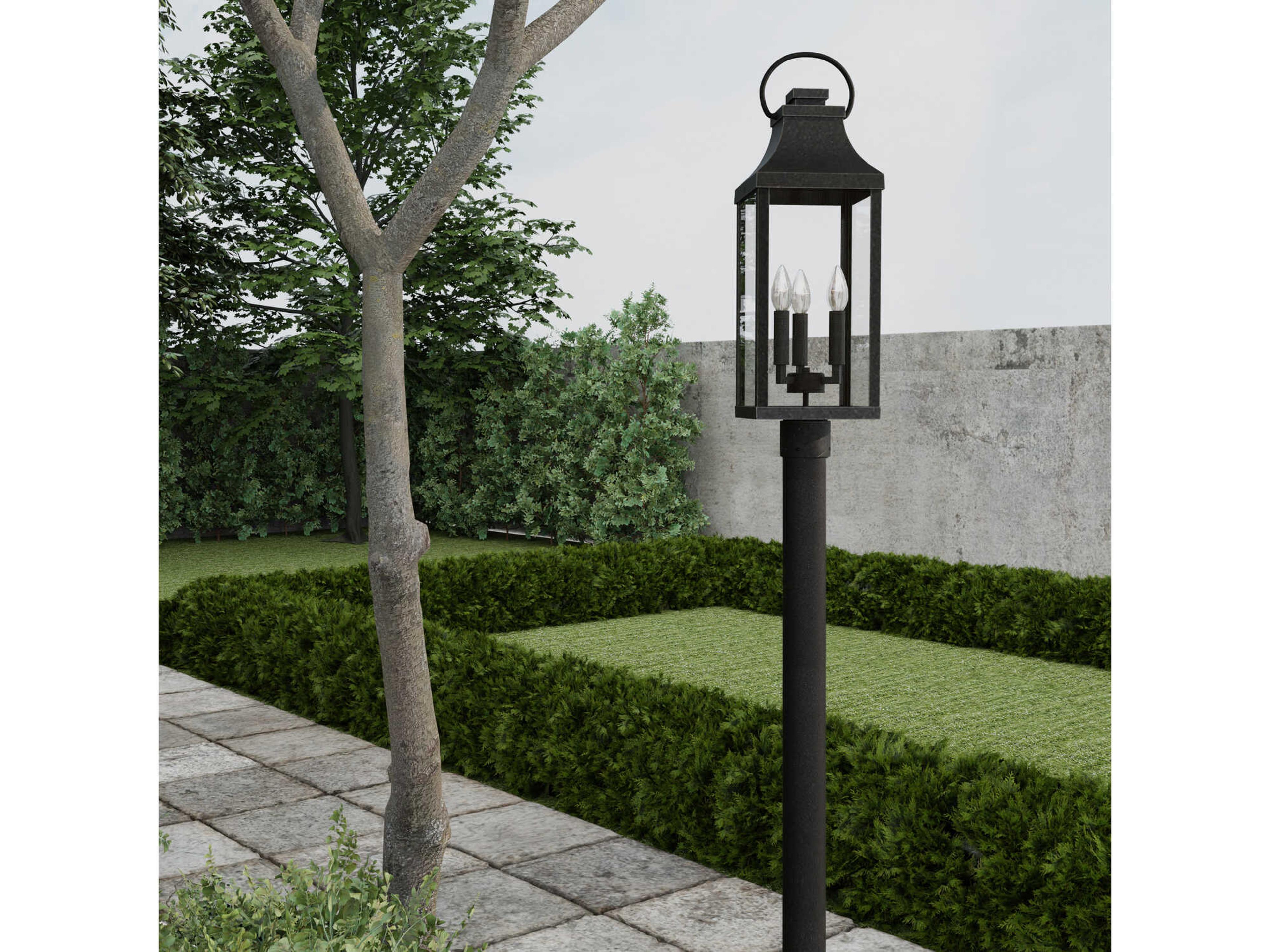 Capital Lighting Bradford 3 - Light Outdoor Post Light