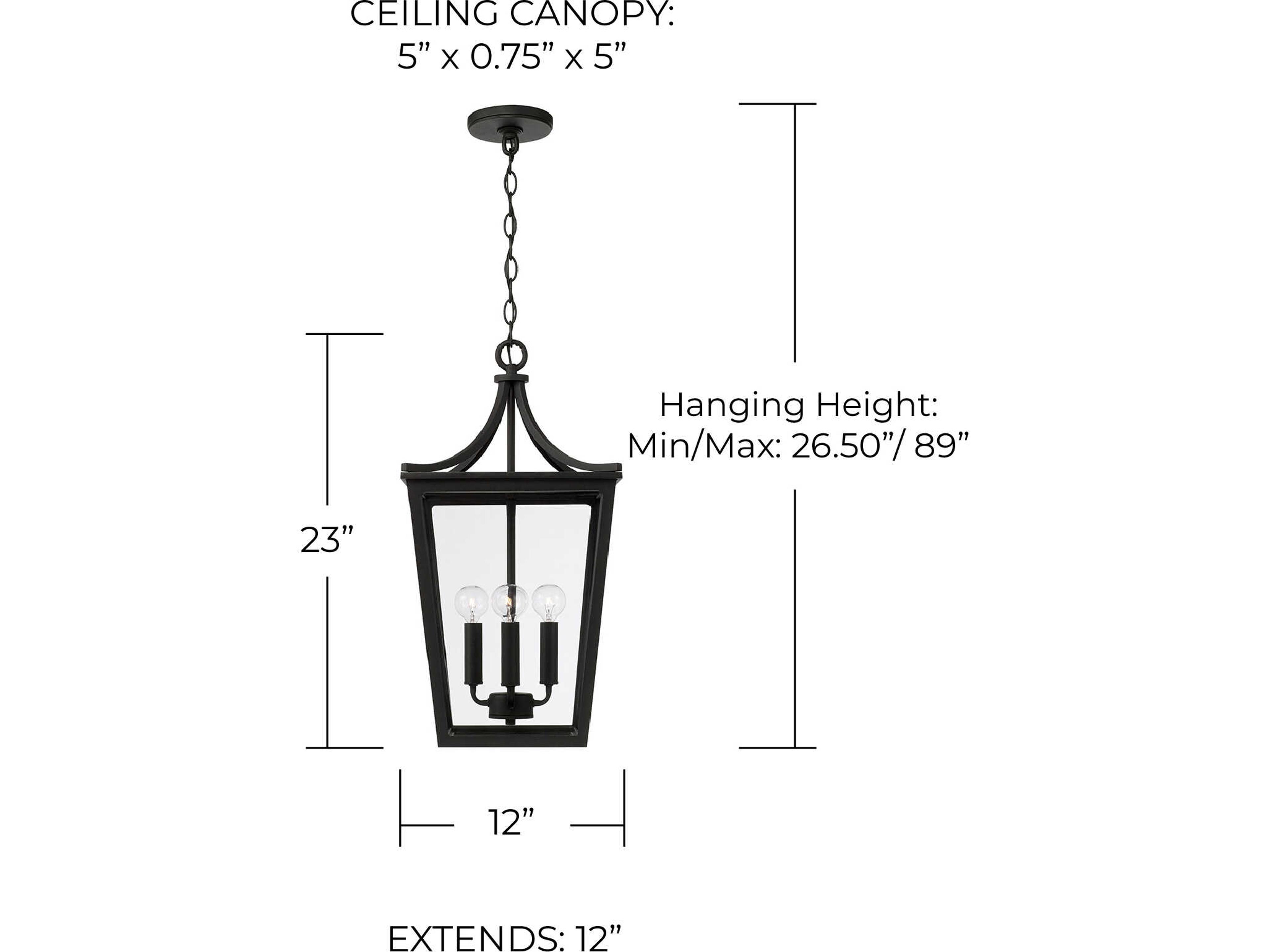 Capital Lighting Adair 4 - Light Outdoor Hanging Light