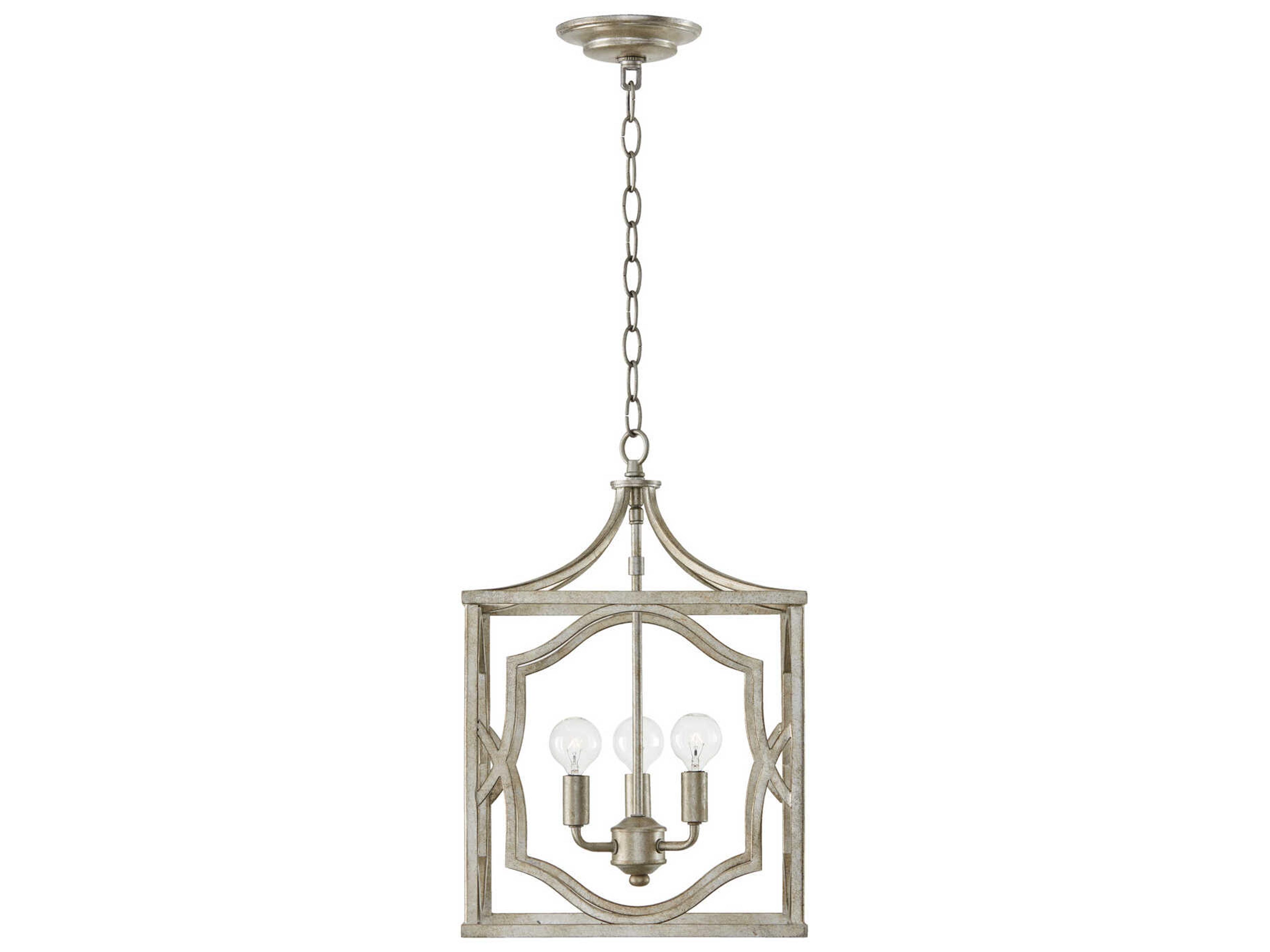Blakely 3-Light Antique Silver Mini Pendant