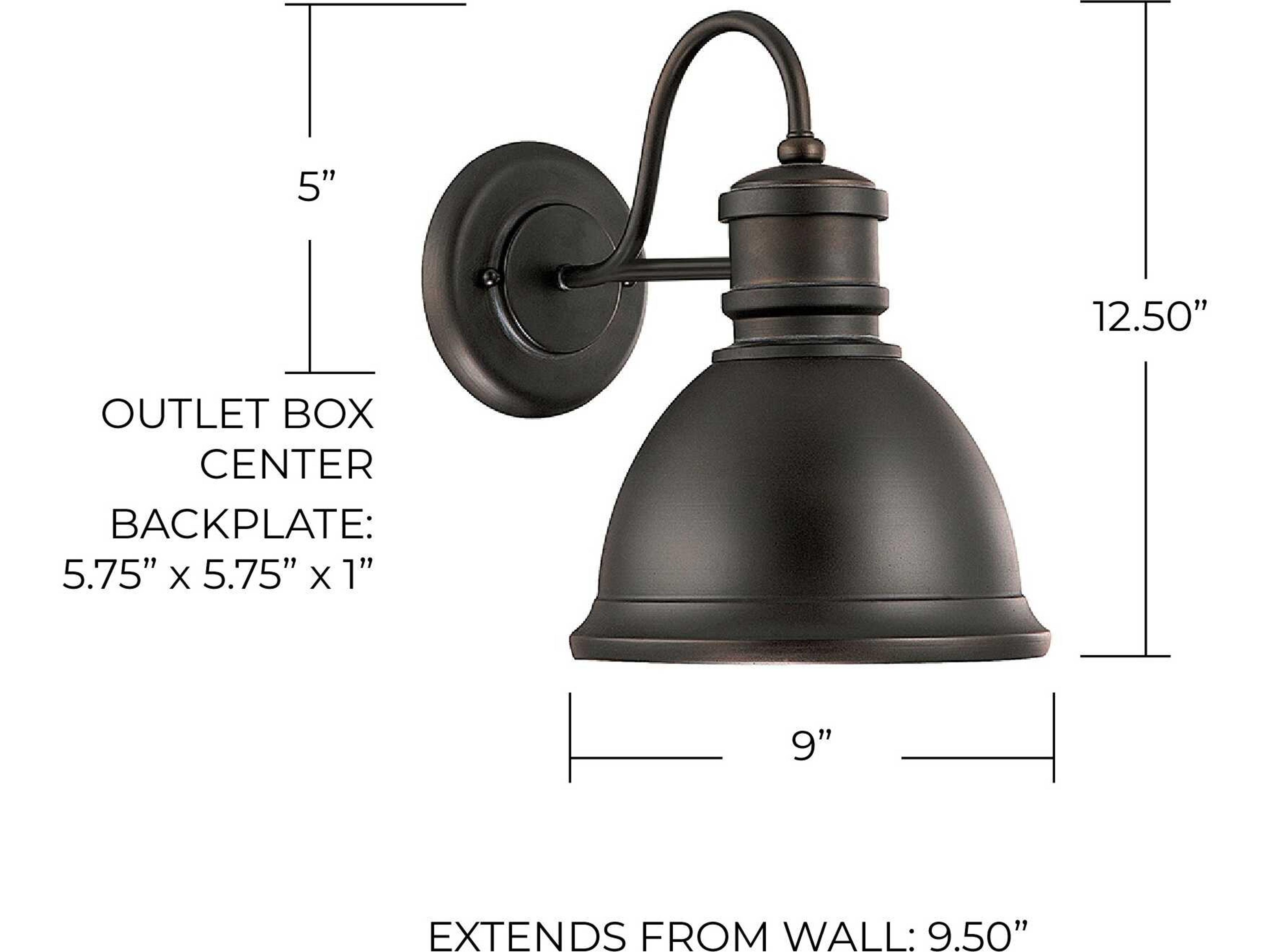 Capital Lighting Outdoor 1 - Light Wall Light