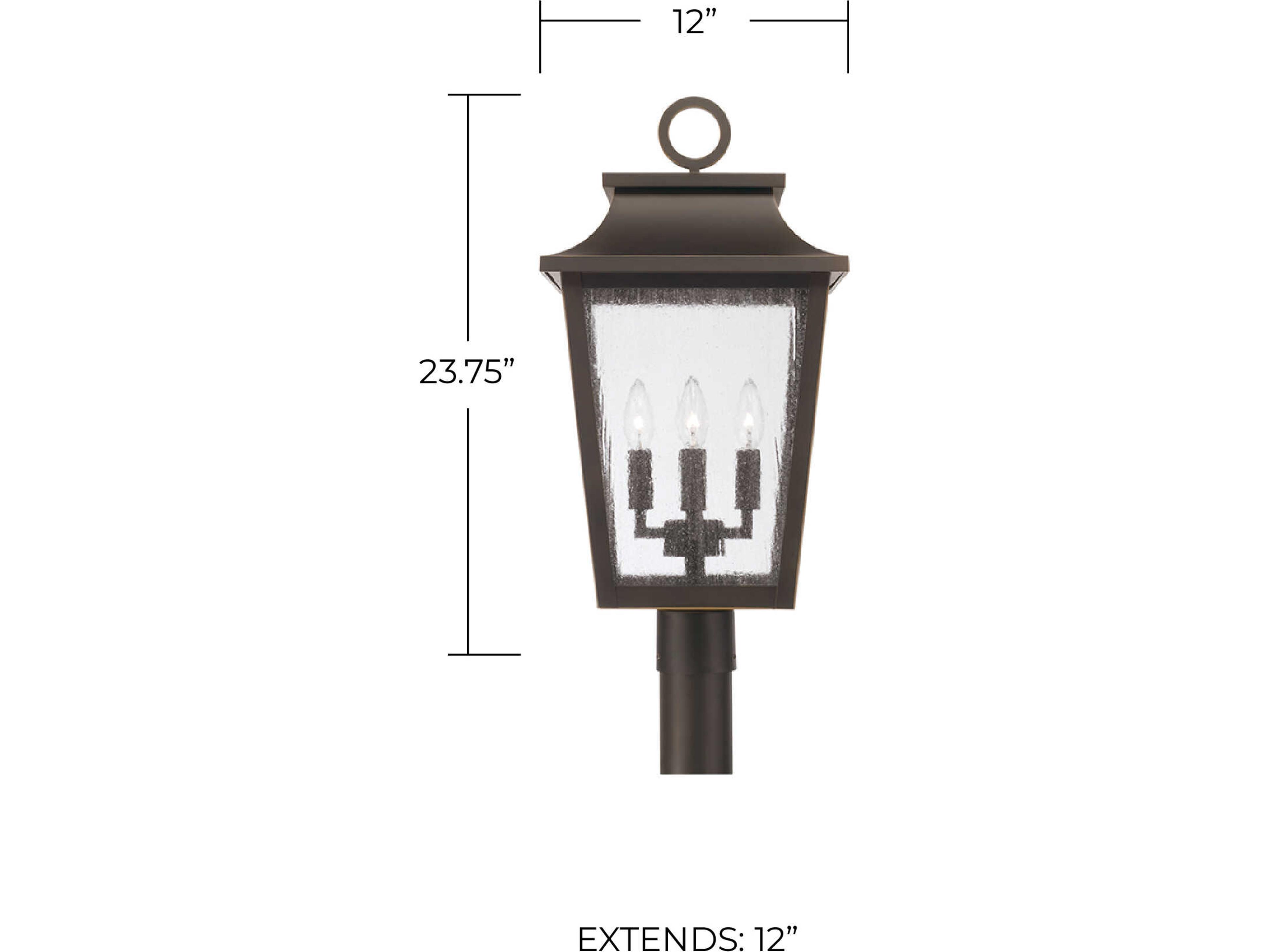 Capital Lighting Chandler 4-Light Outdoor Post Light