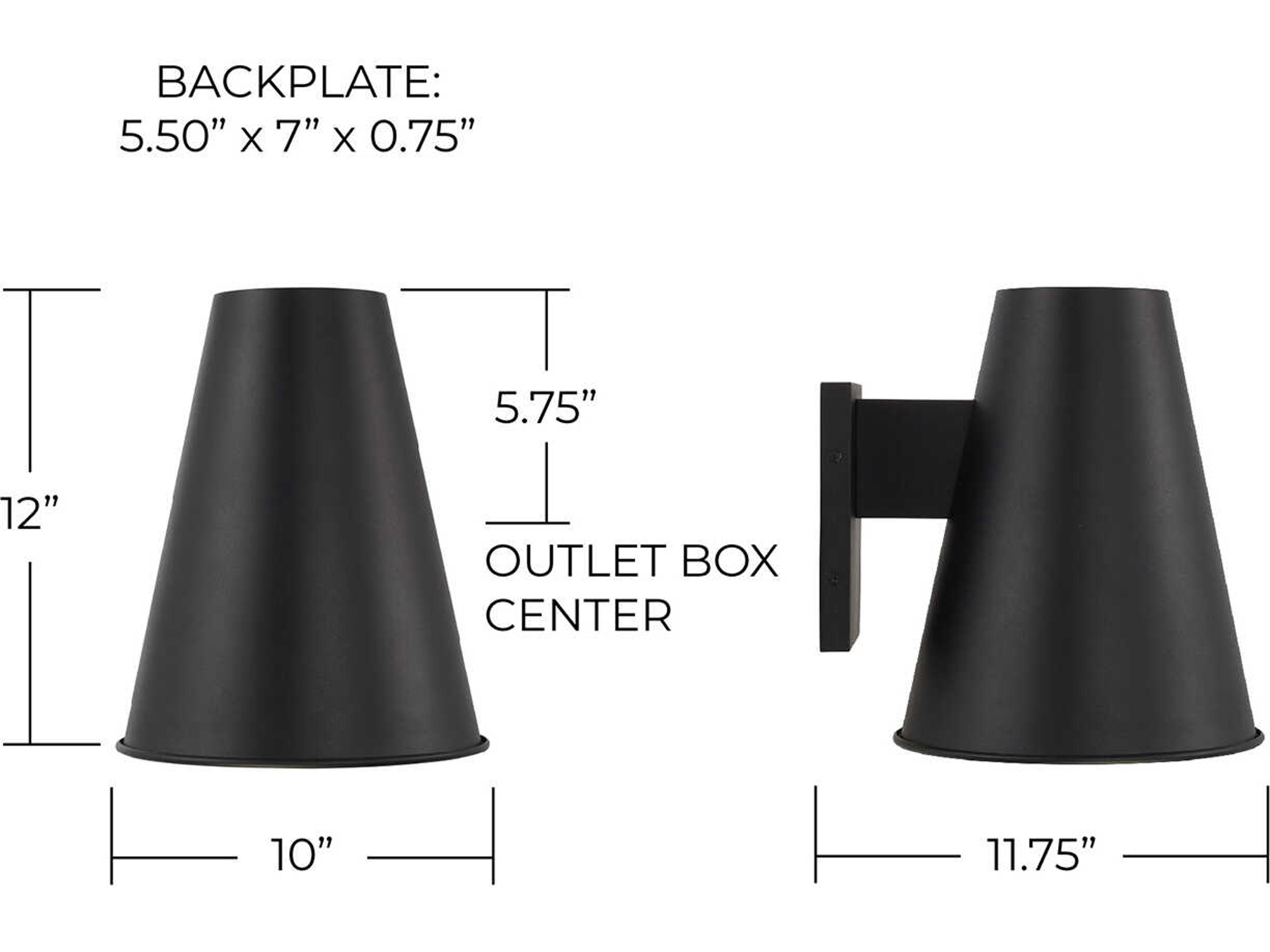 Capital Lighting Yardley 1-Light Outdoor Wall Light