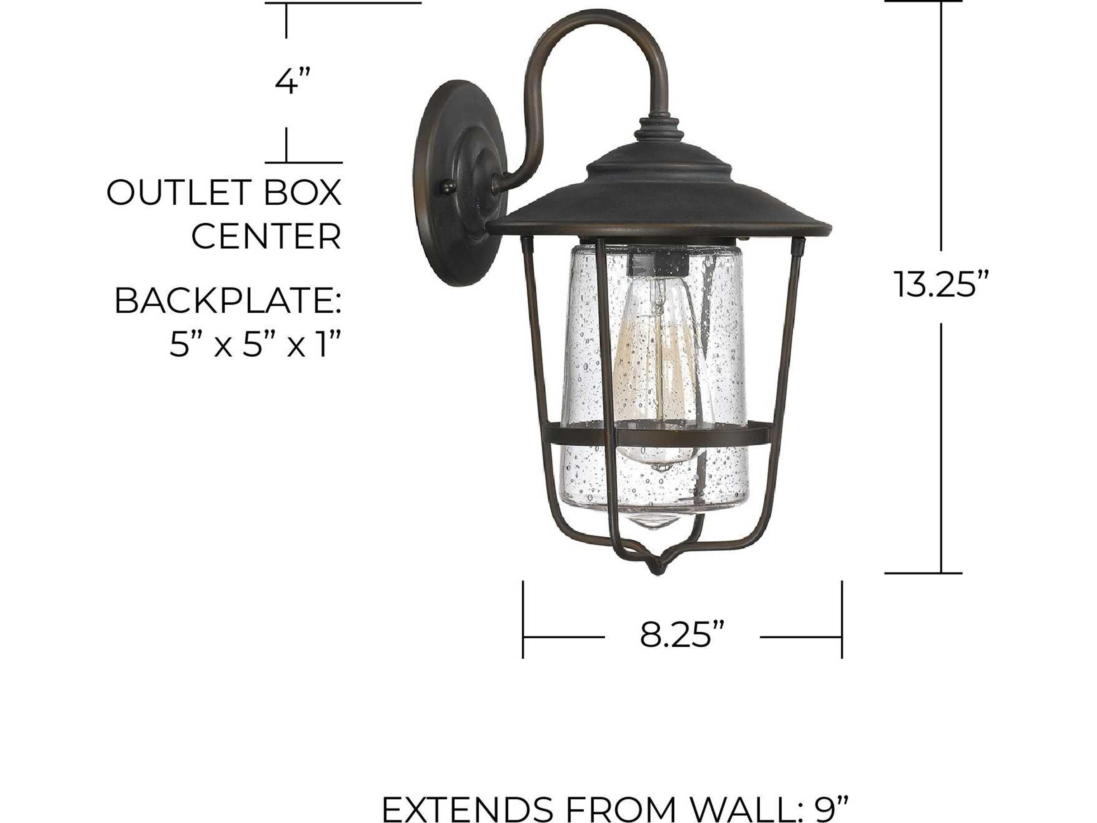 Capital Lighting Creekside Outdoor Wall Light