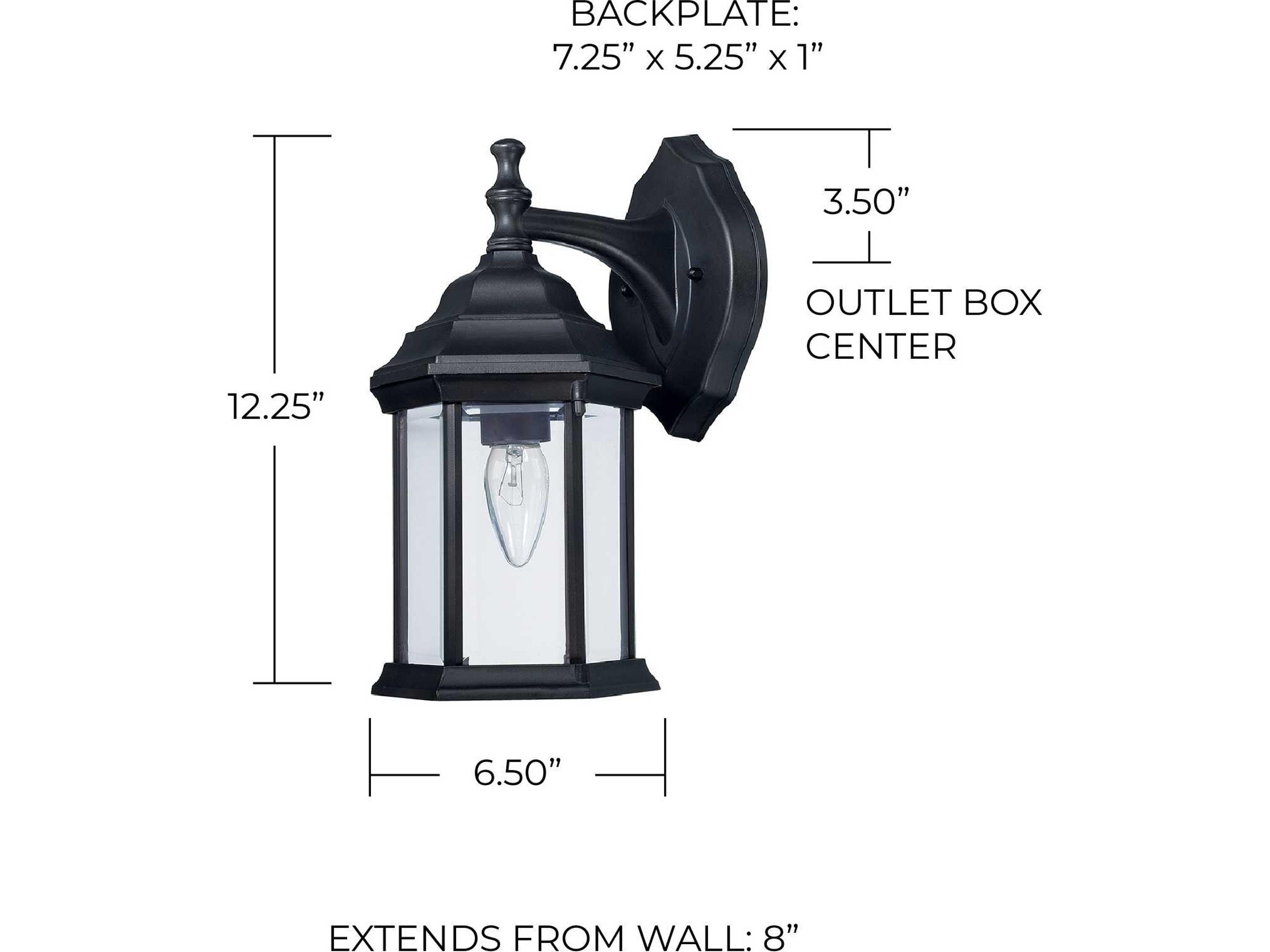Capital Lighting Outdoor 1-light Wall Light