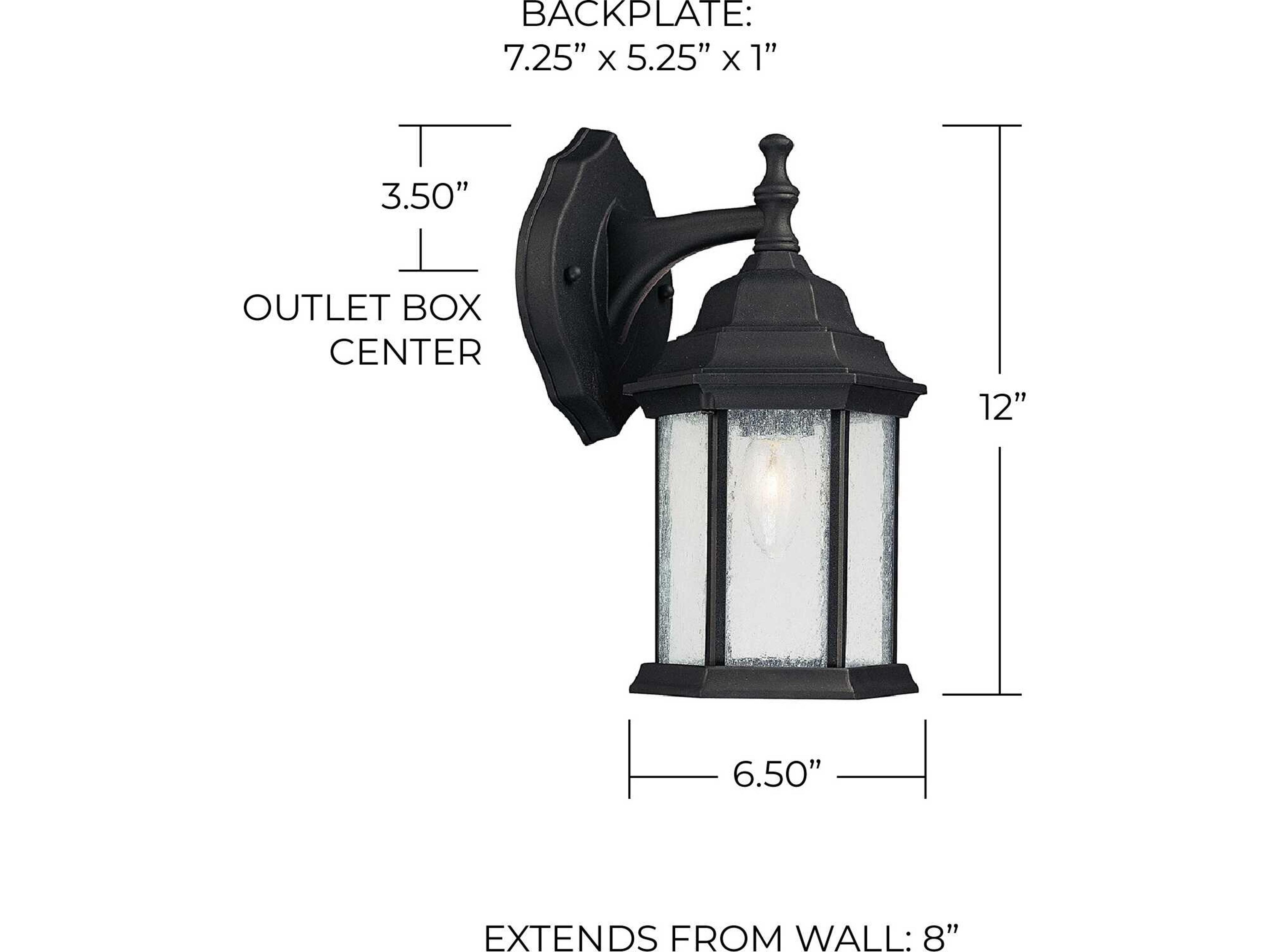 Capital Lighting Main Street 1 - Light Outdoor Wall Light