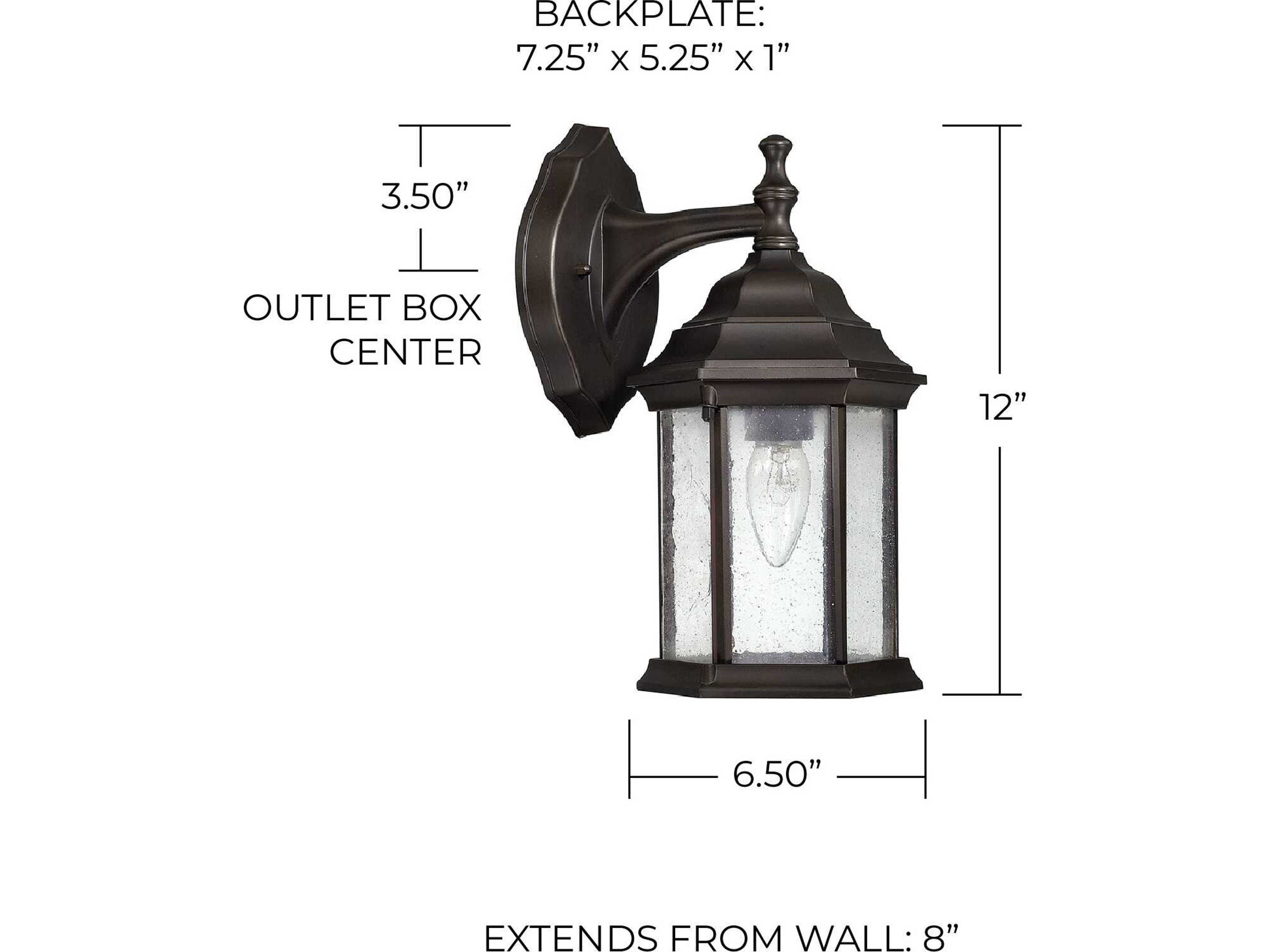Capital Lighting Main Street 1 - Light Outdoor Wall Light