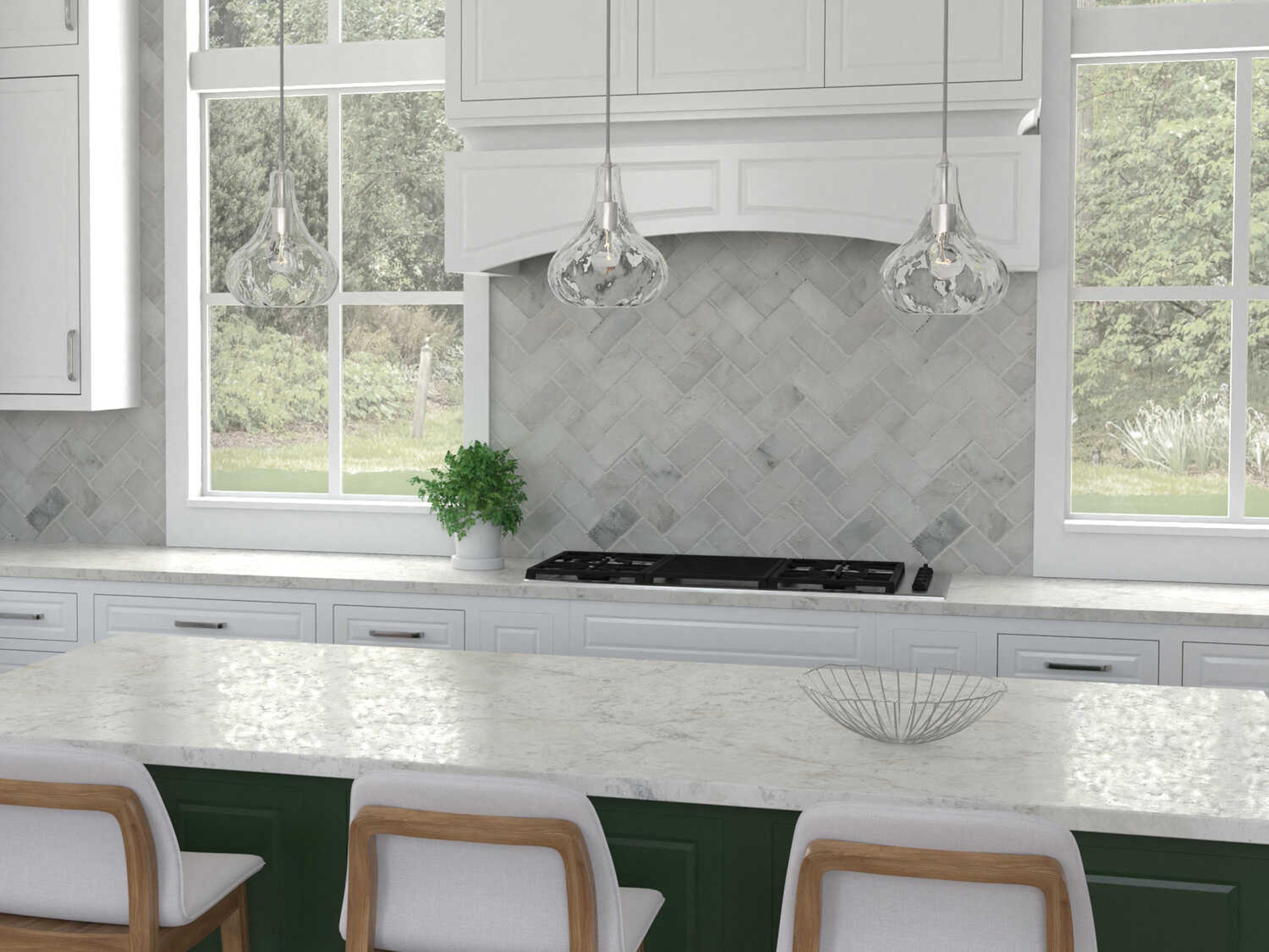 Capital Lighting River 1-Light Polished Nickel Glass Mini Pendant