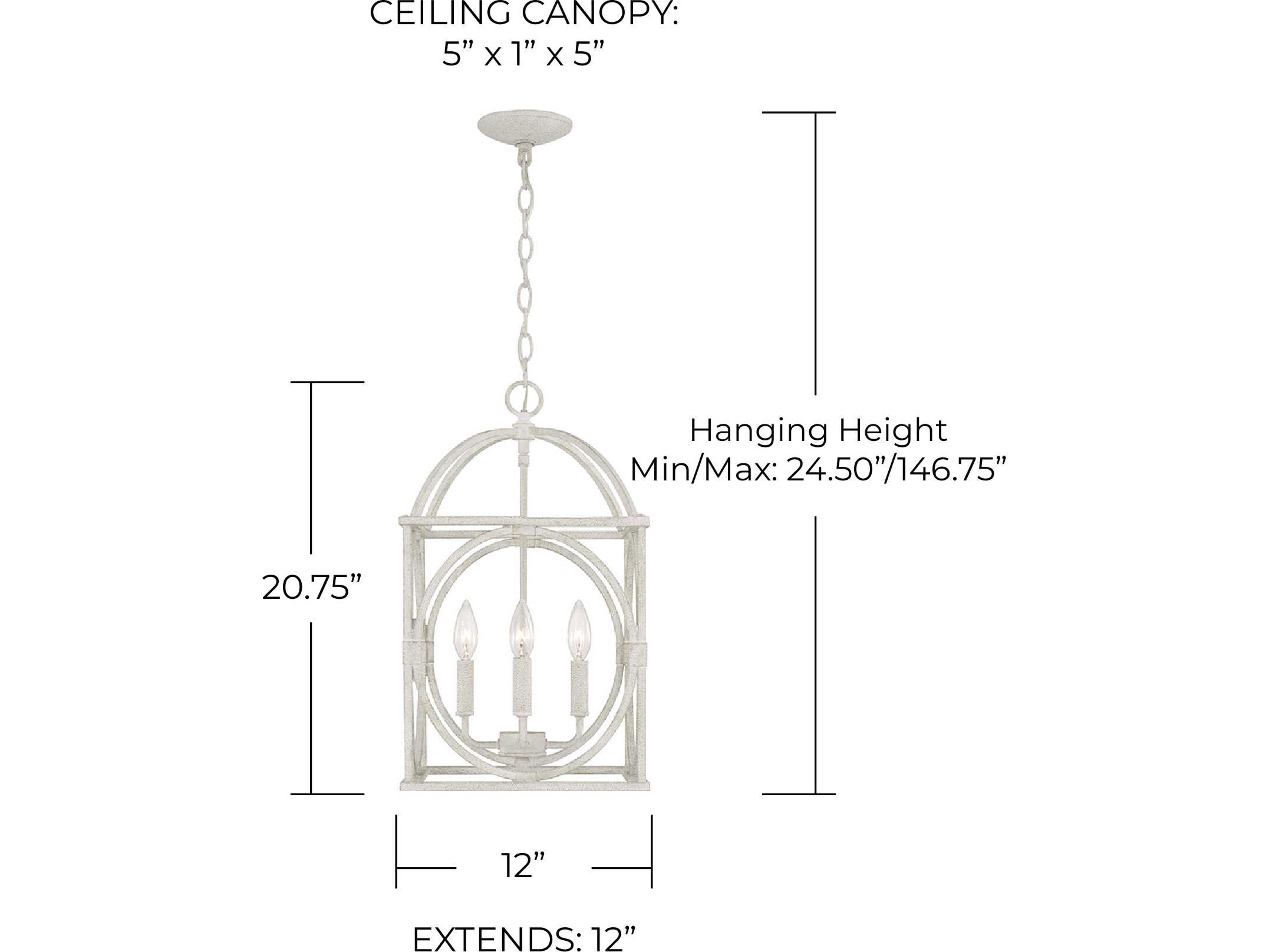 Capital Lighting Brea 4-Light Sand Dollar Gray Mini Pendant