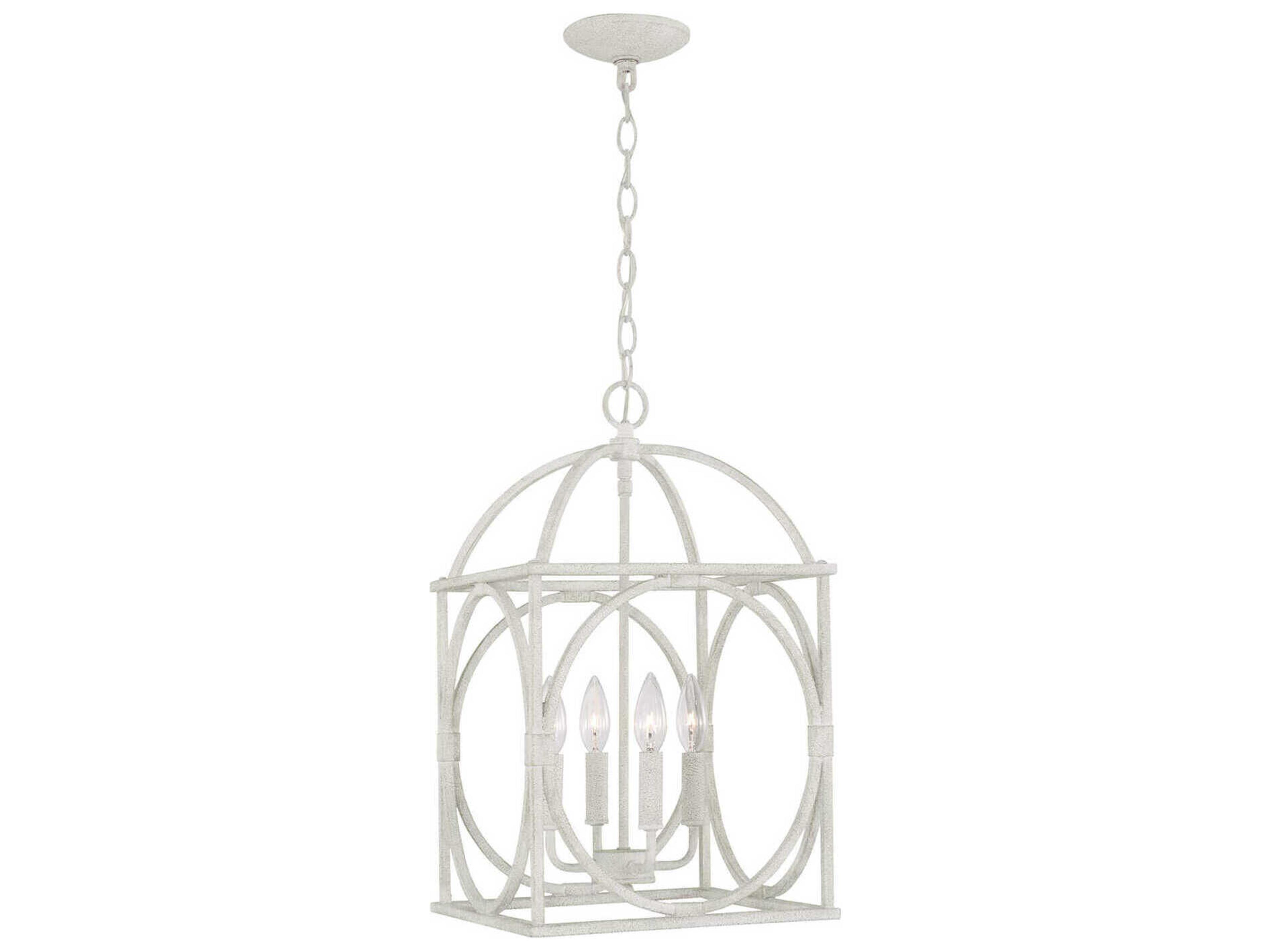 Capital Lighting Brea 4-Light Sand Dollar Gray Mini Pendant