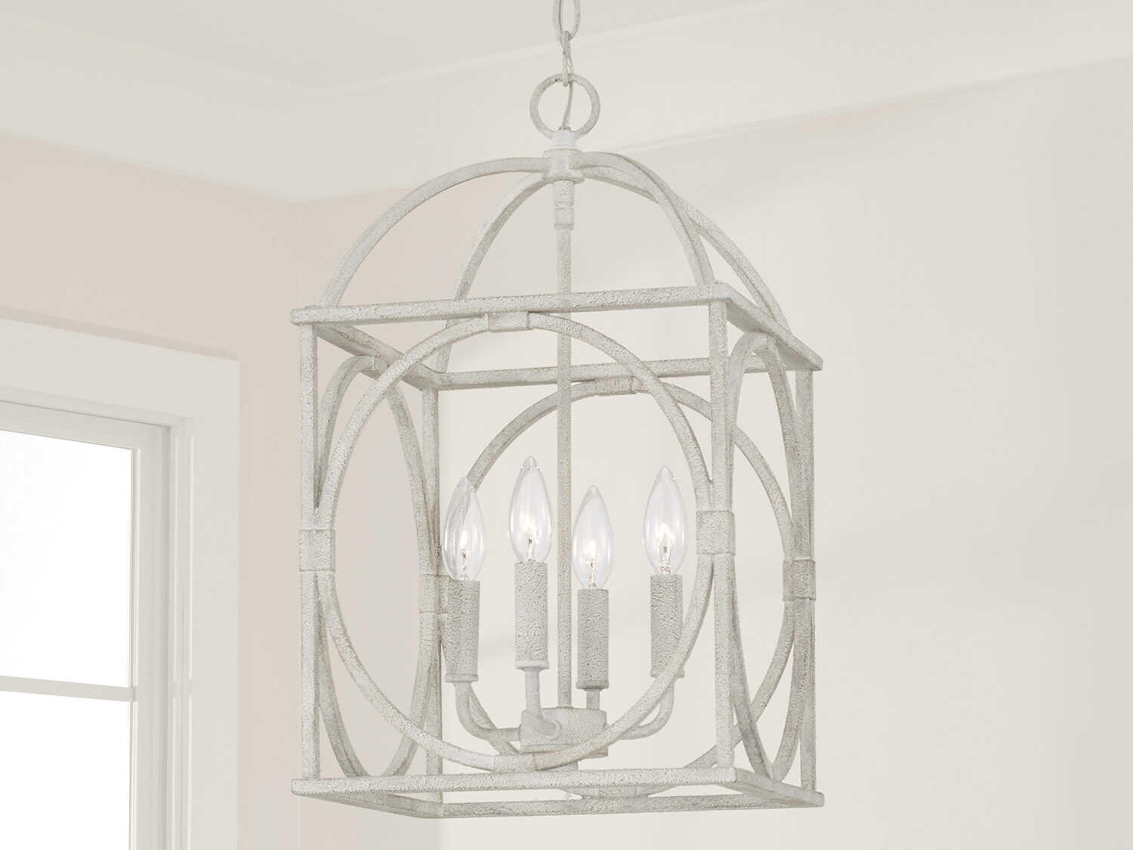 Capital Lighting Brea 4-Light Sand Dollar Gray Mini Pendant