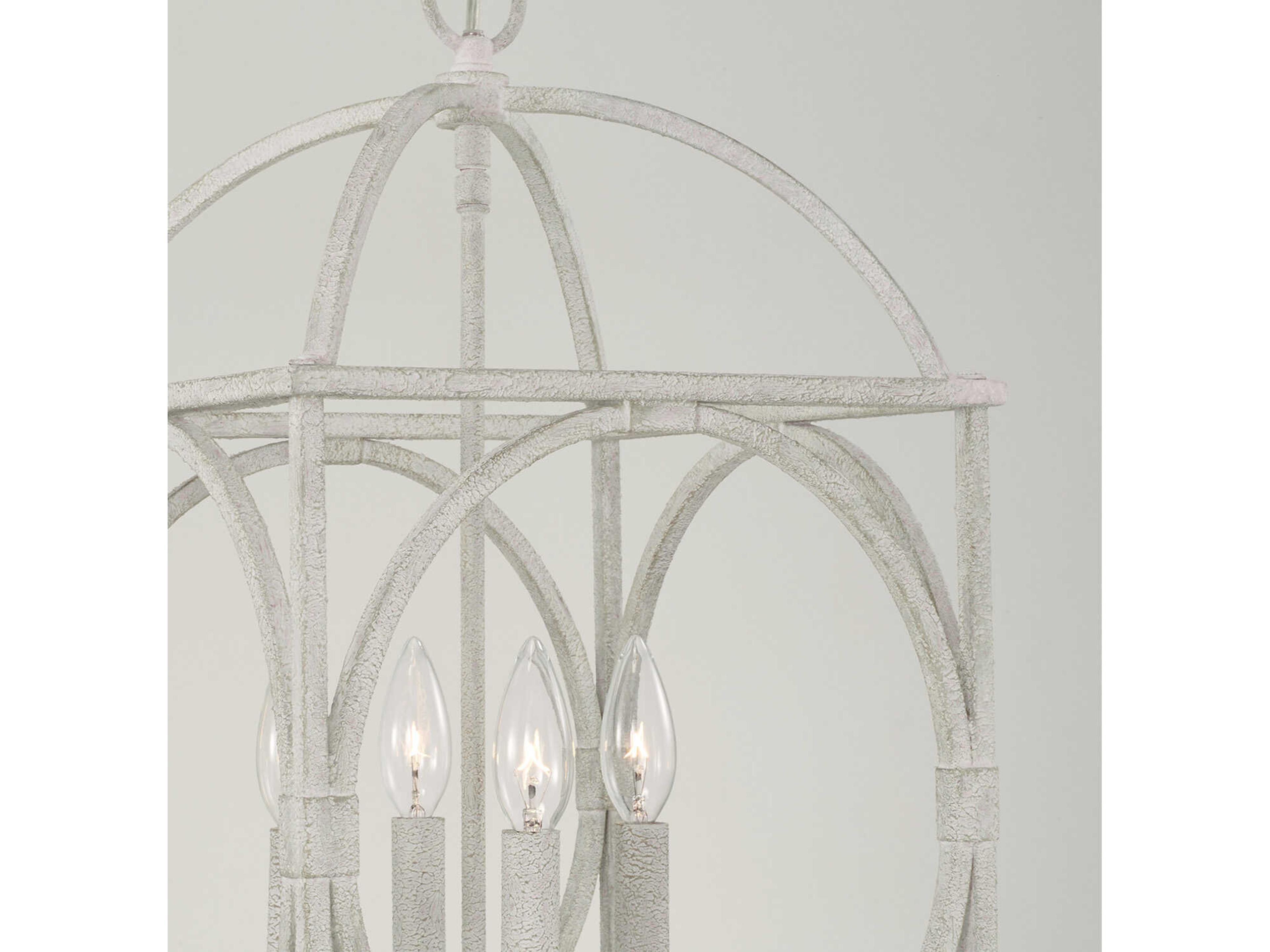 Capital Lighting Brea 4-Light Sand Dollar Gray Mini Pendant