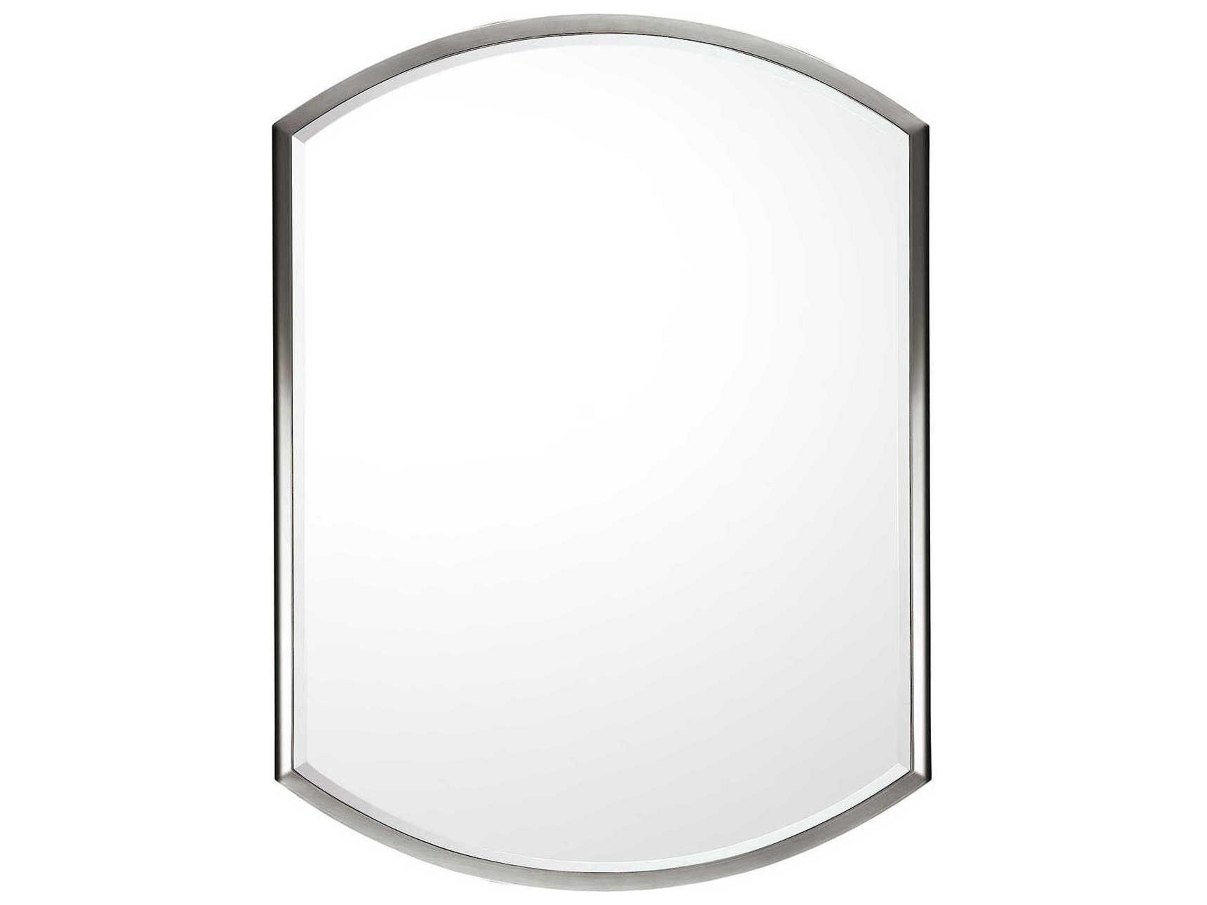 Polished Nickel Wall Mirror