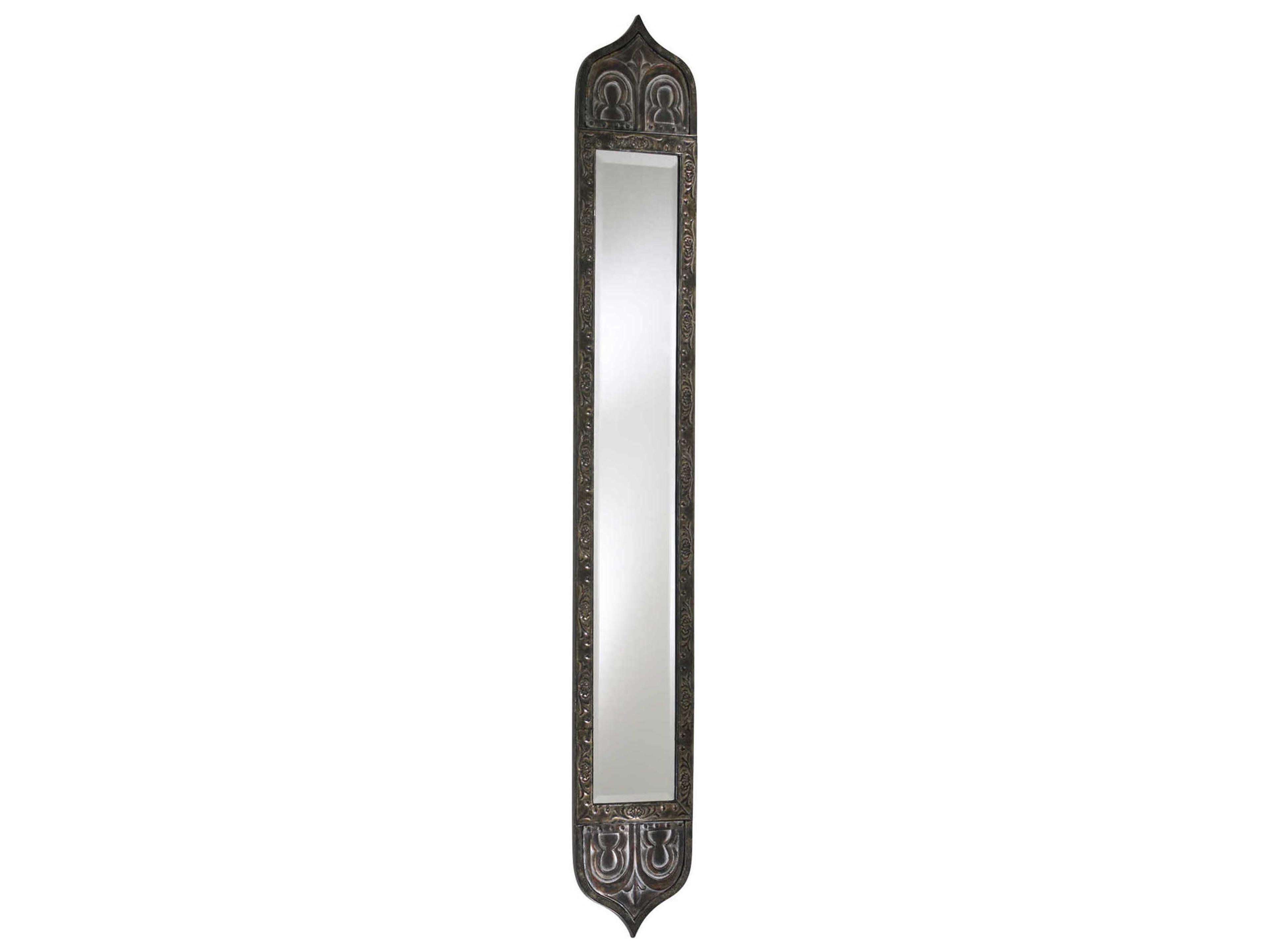 Skinny Rustic Verde Wall Mirror