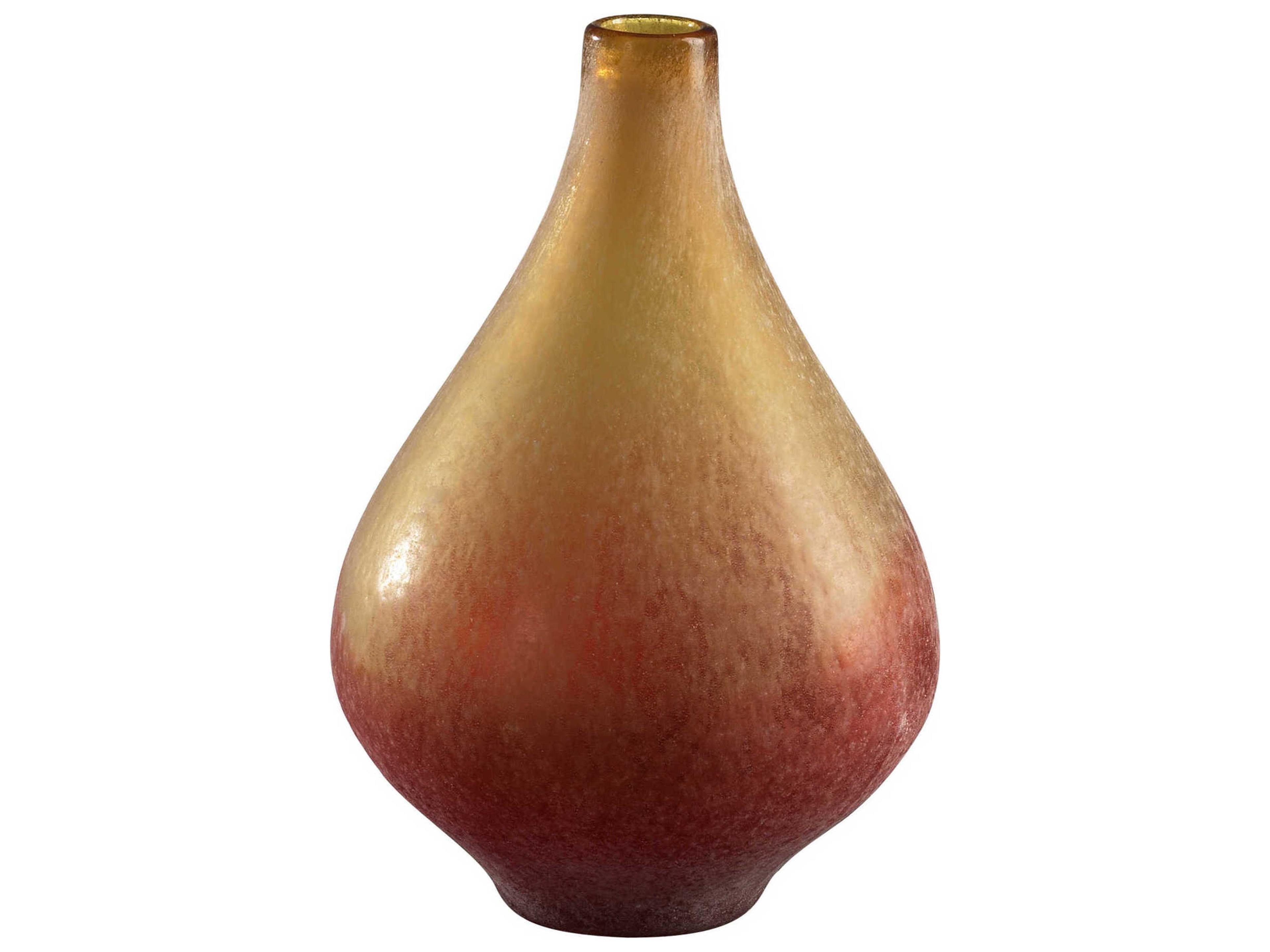 Cyan Design Yellow Orange Vizio Vase