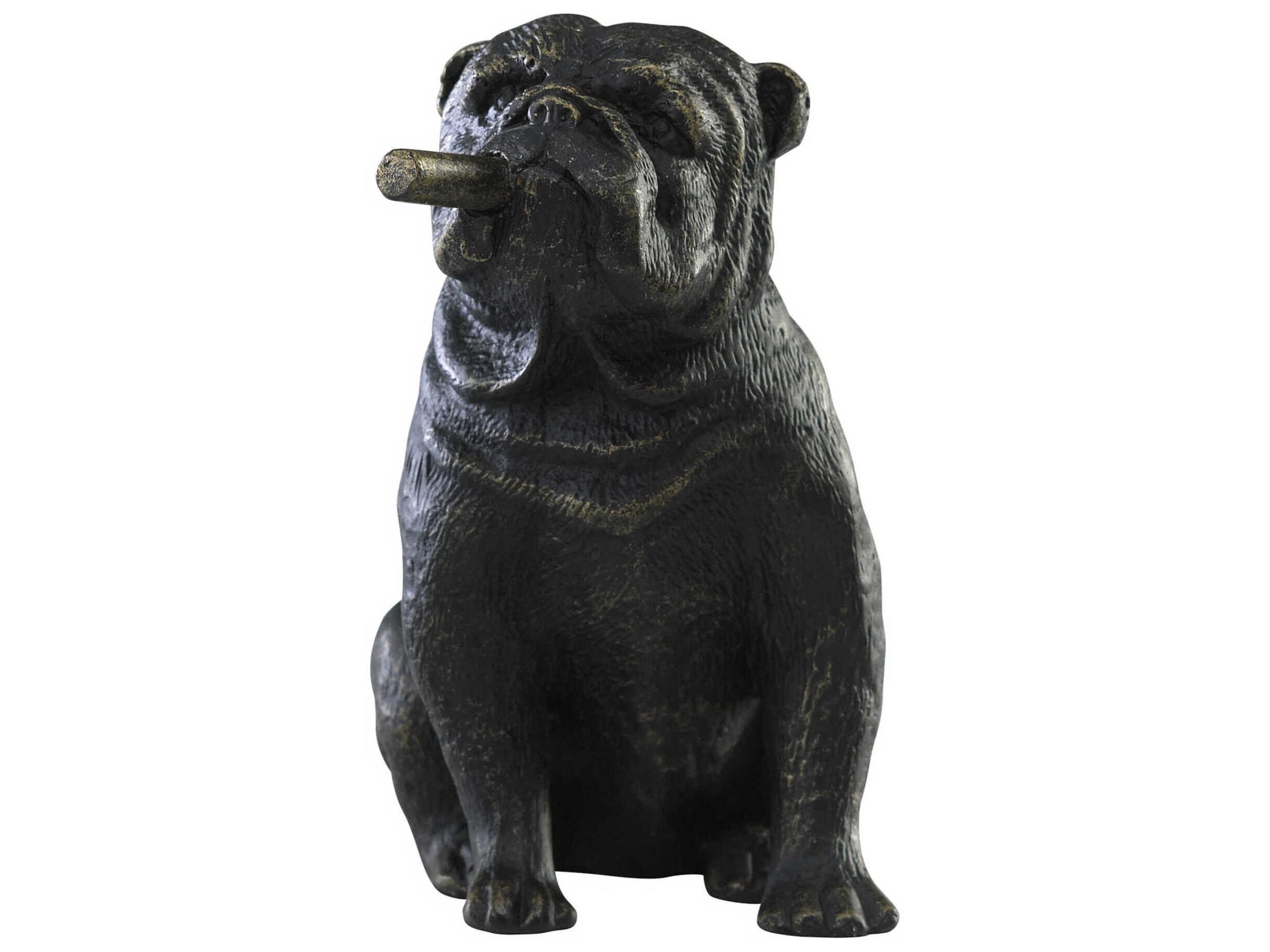 Old World Mini Bulldog Sculpture