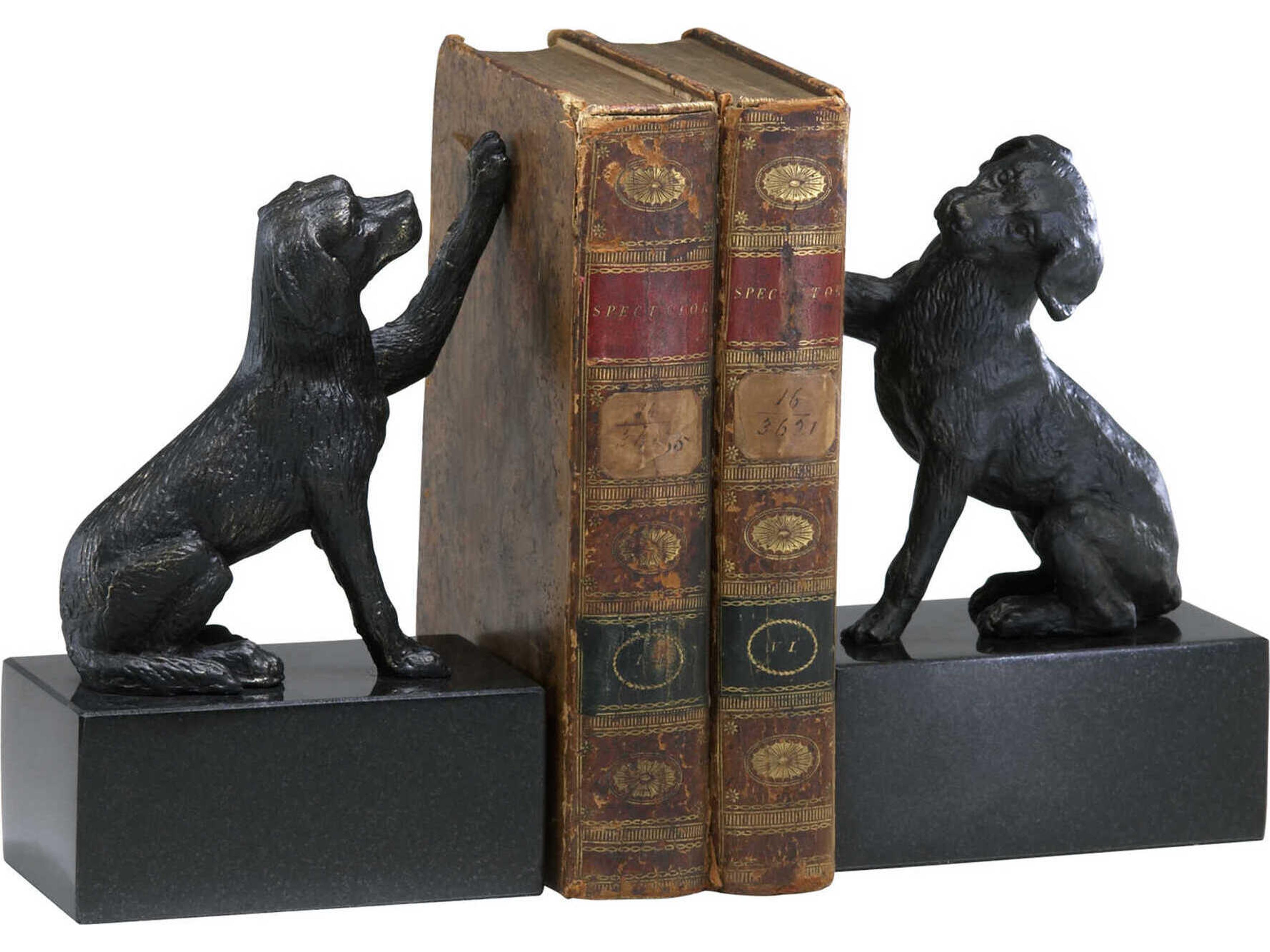 Old World Dog Bookend (Set of 2)