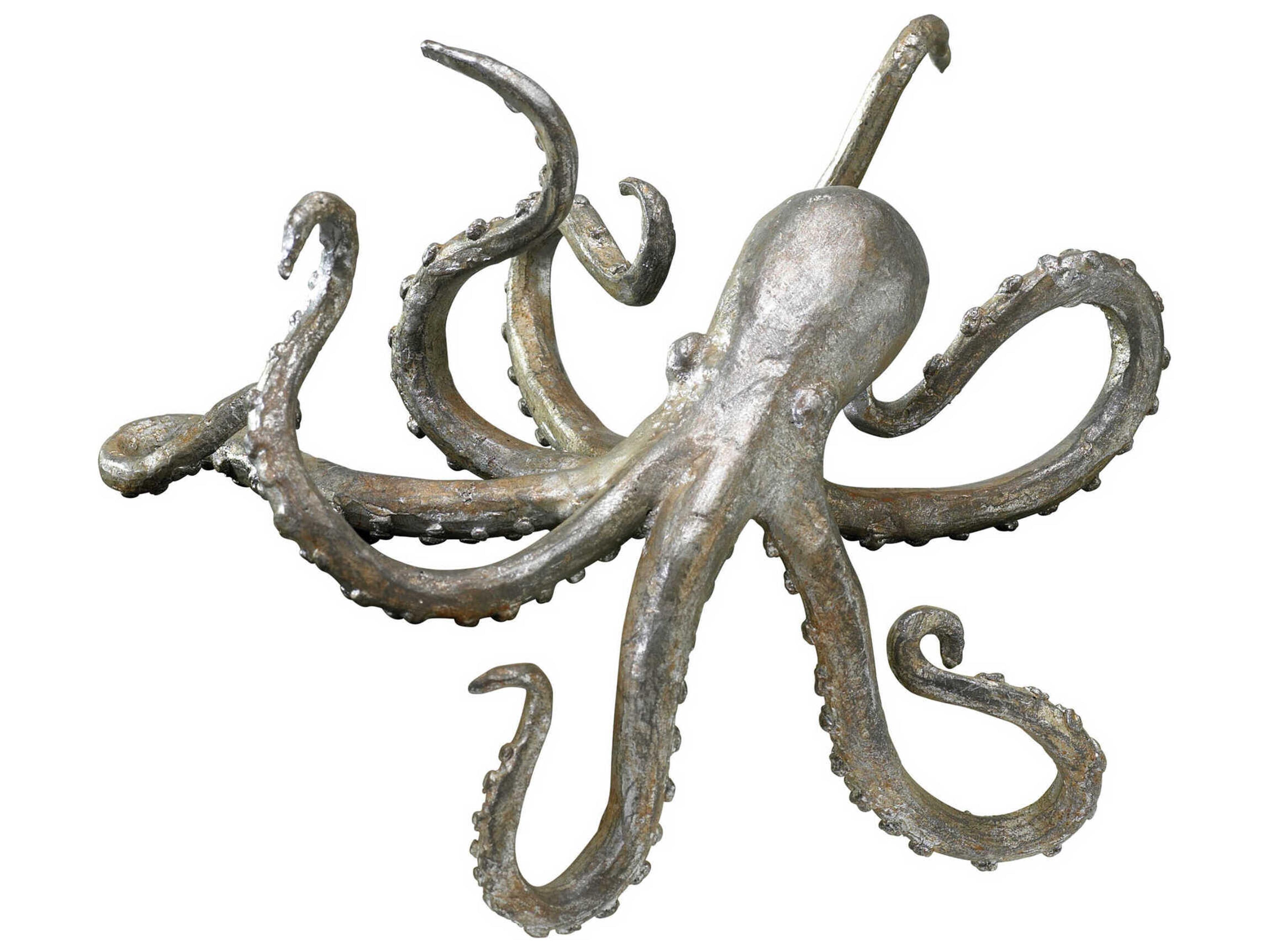 Cyan Design Pewter Octopus Sculpture