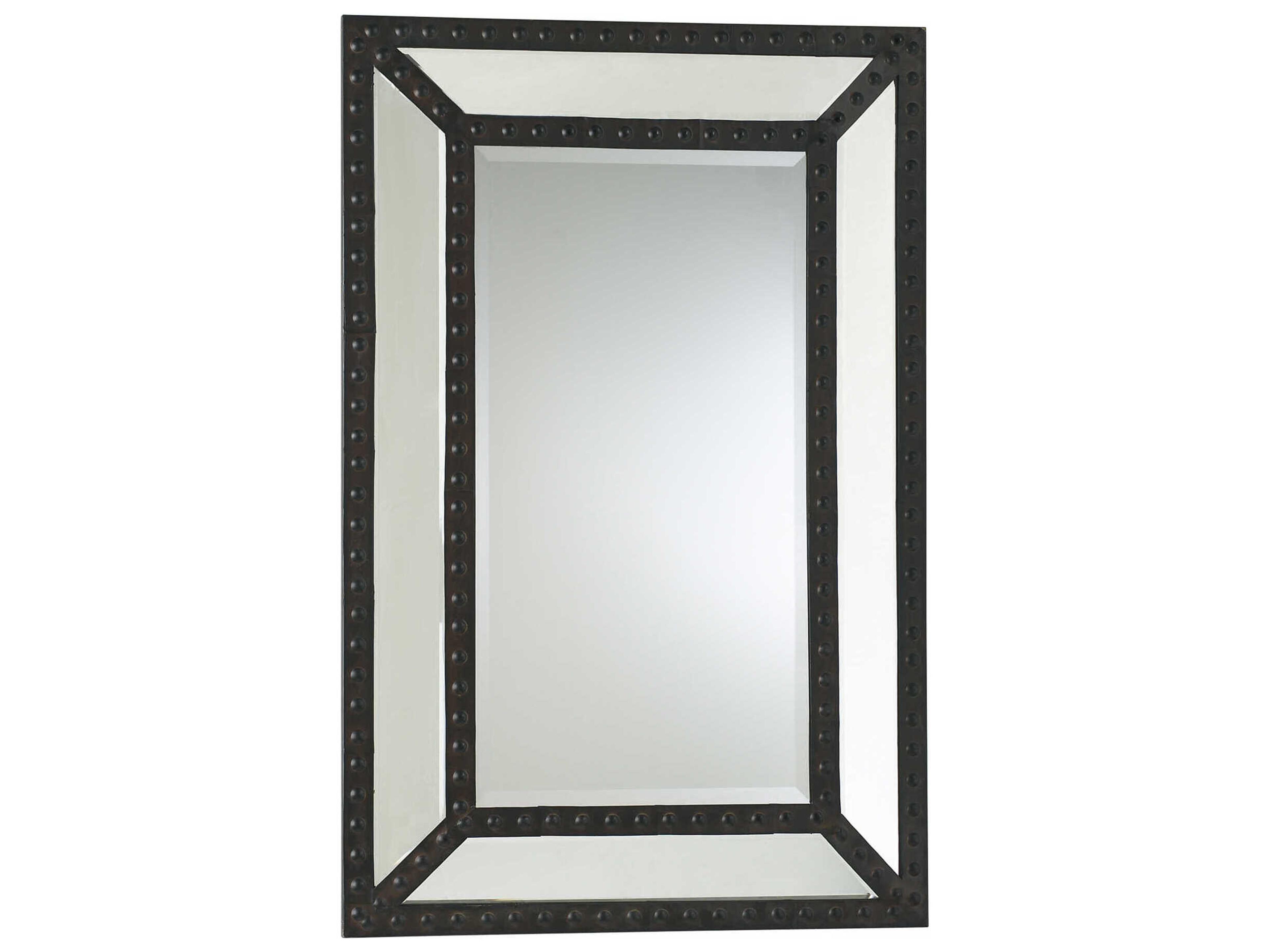 Merlin Rust Rectangular Wall Mirror