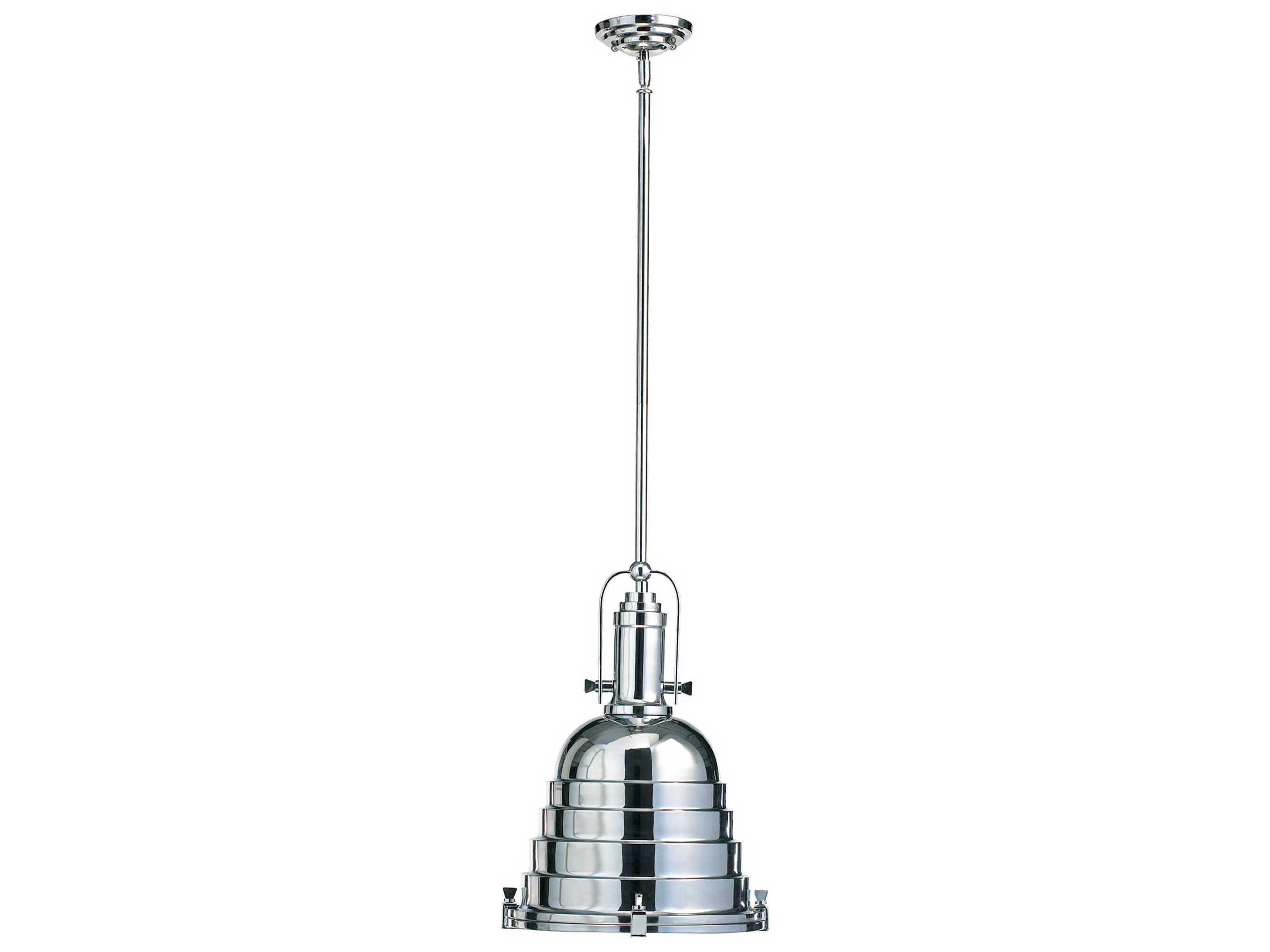 Cyan Design Elliott 1-Light Chrome Bell Pendant