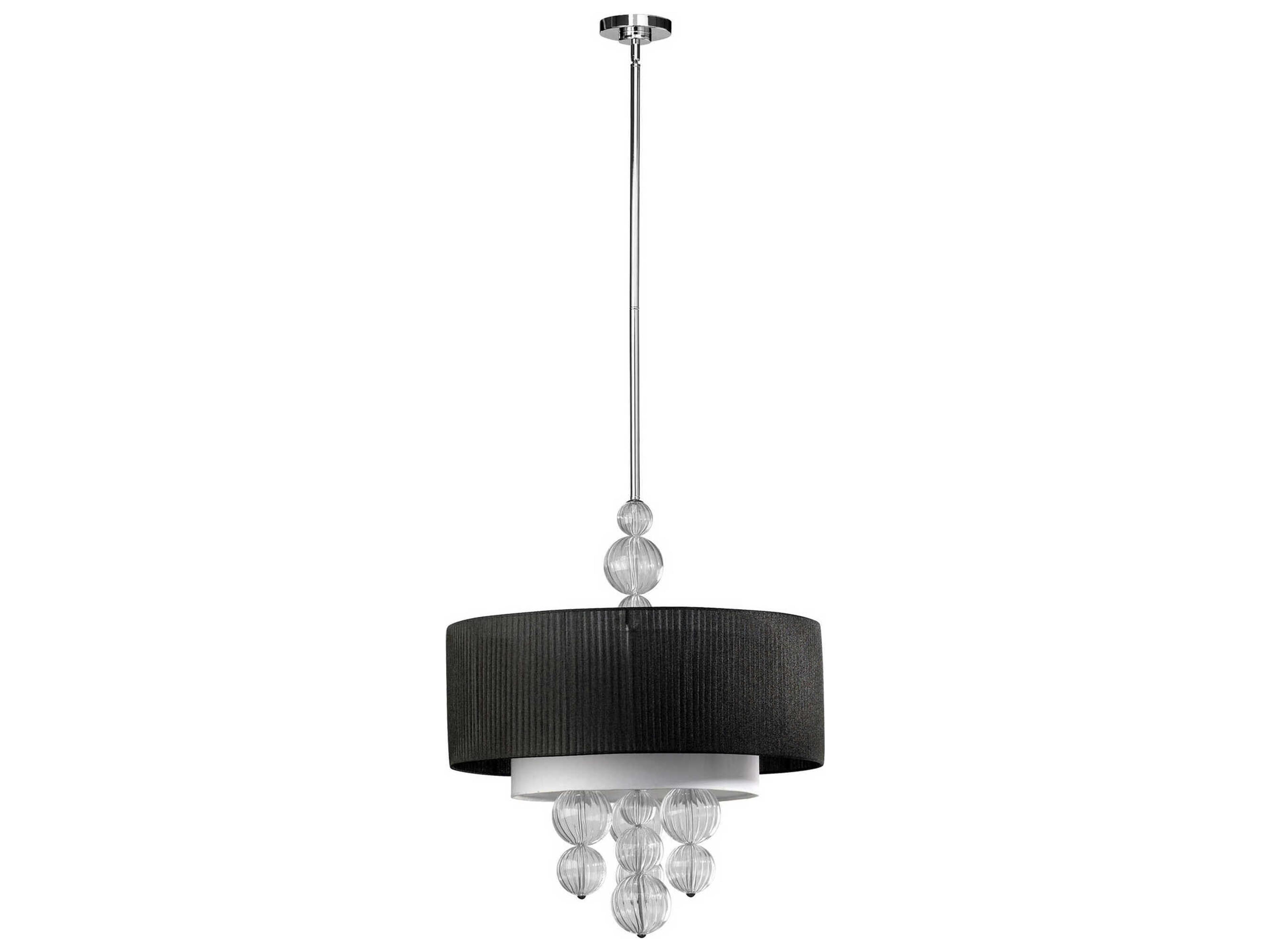 Cyan Design Kravet 4-Light Chrome Pendant