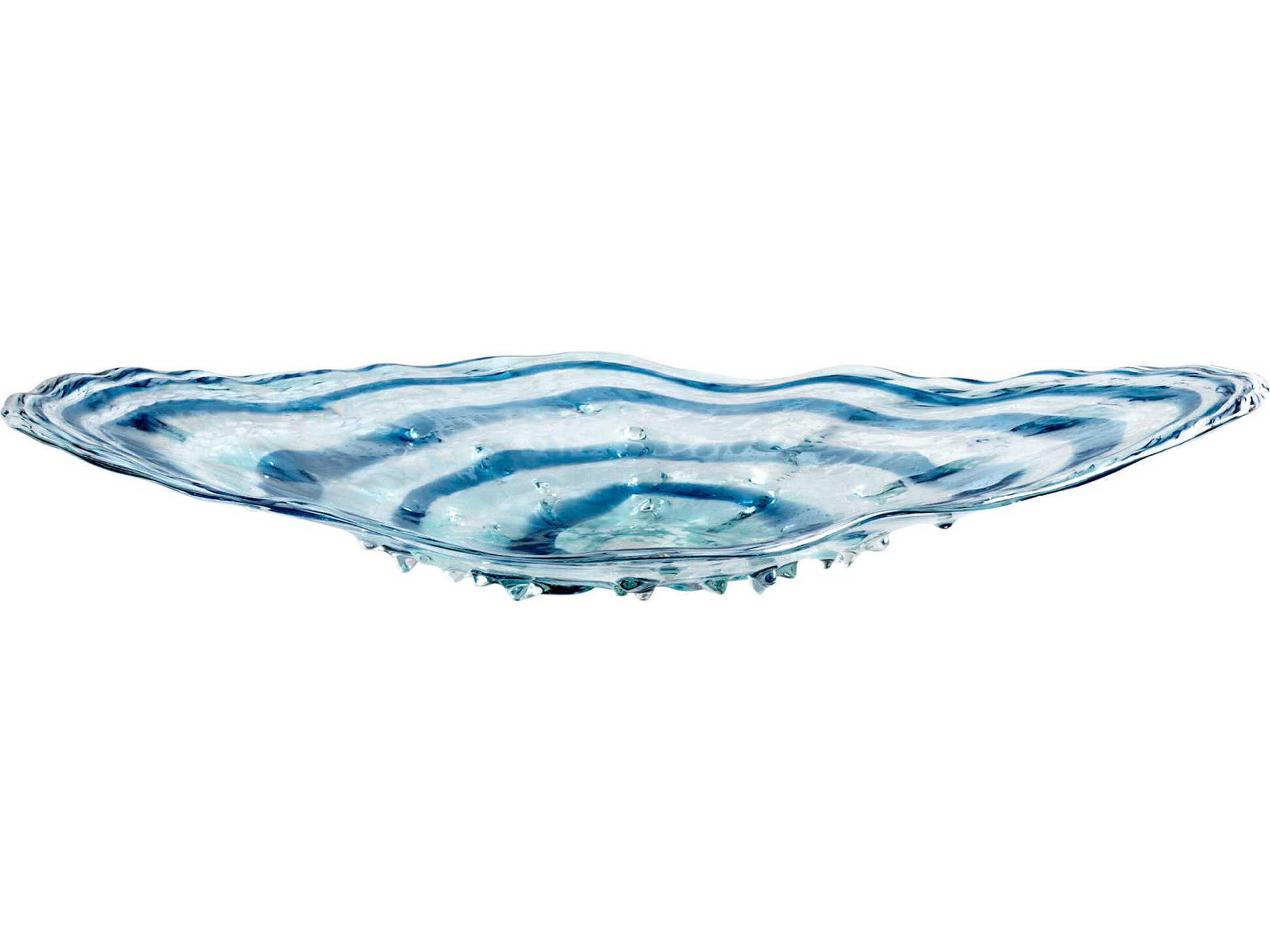 Cyan Design Blue Clear Abyss Decorative Plate