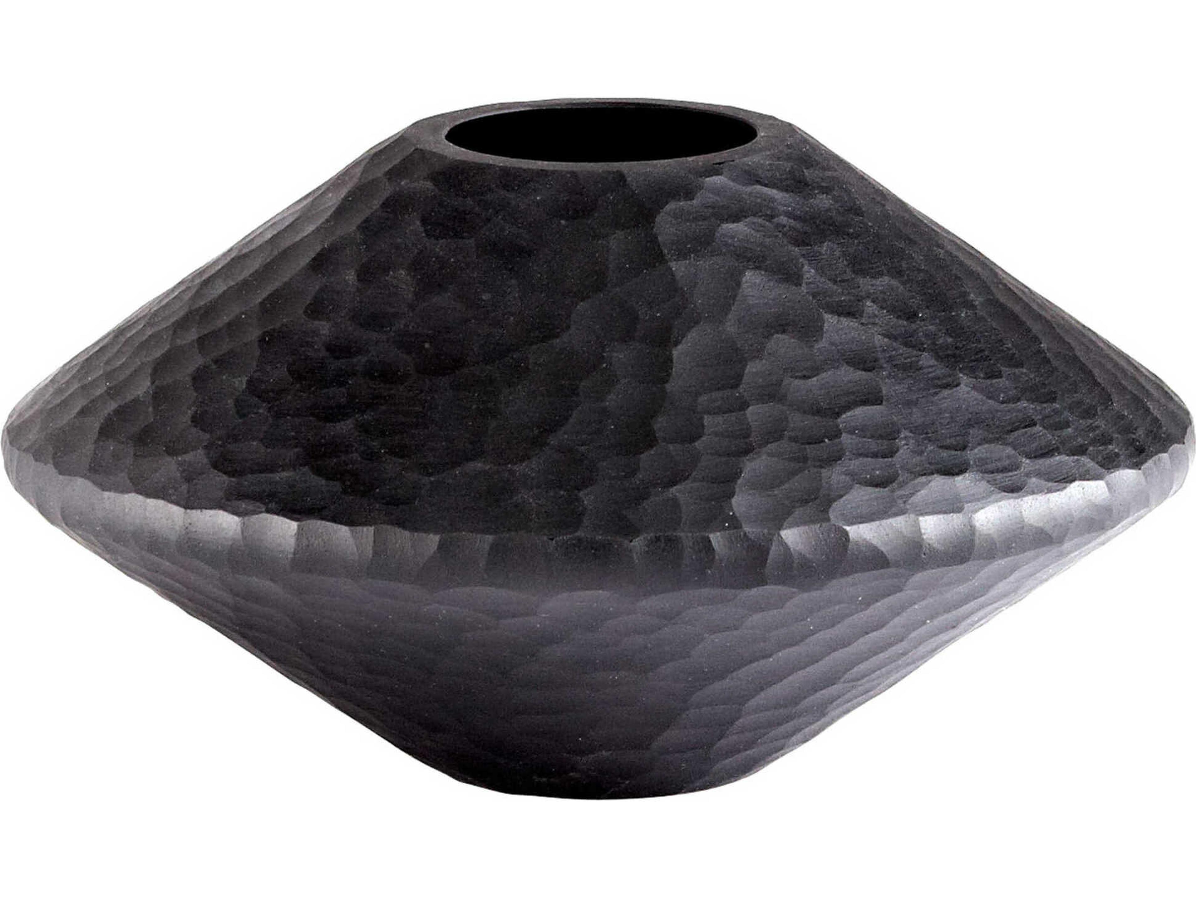 Black Lava Vase