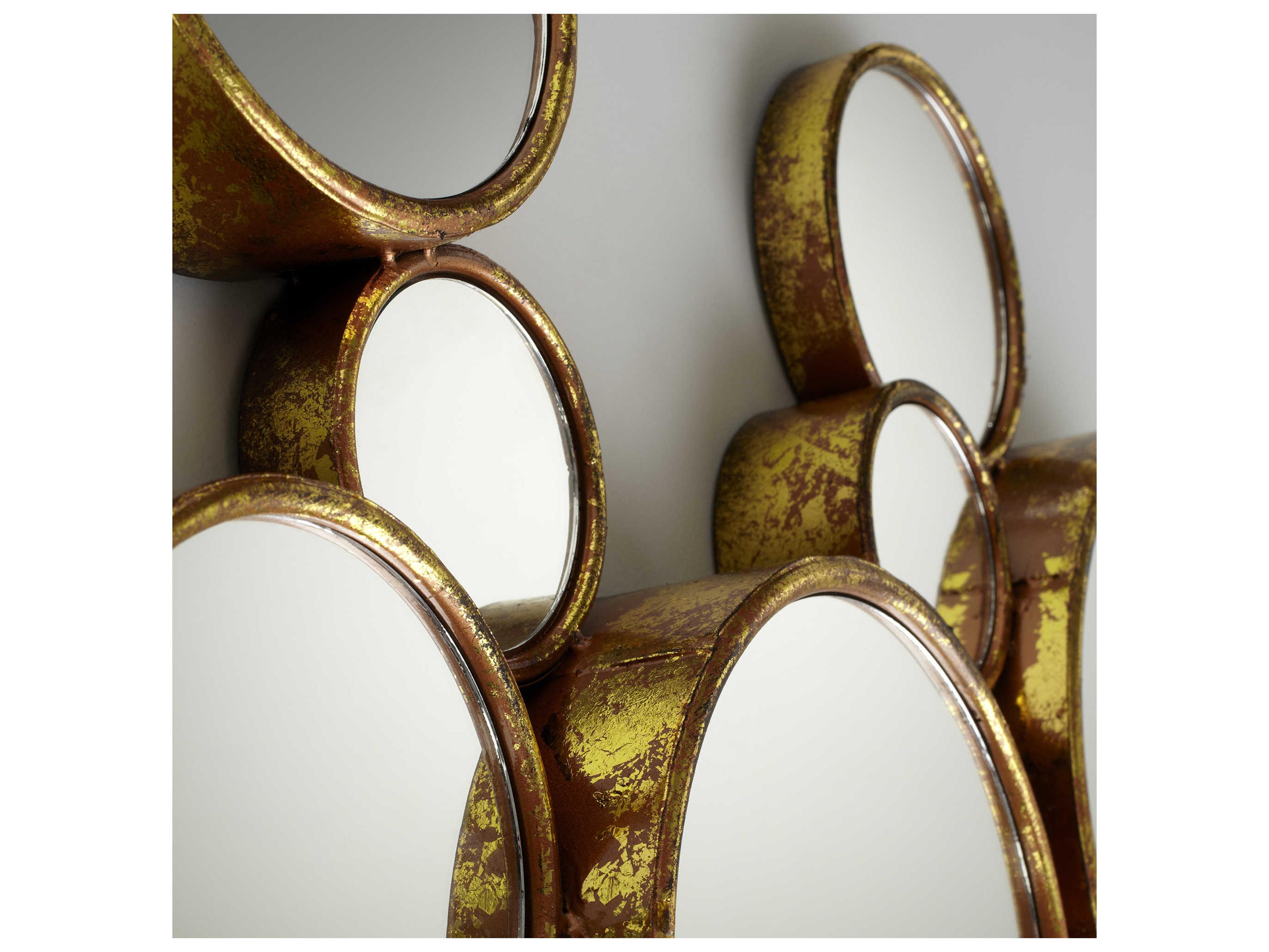 Cyan Design Bubbles Gold Wall Mirror