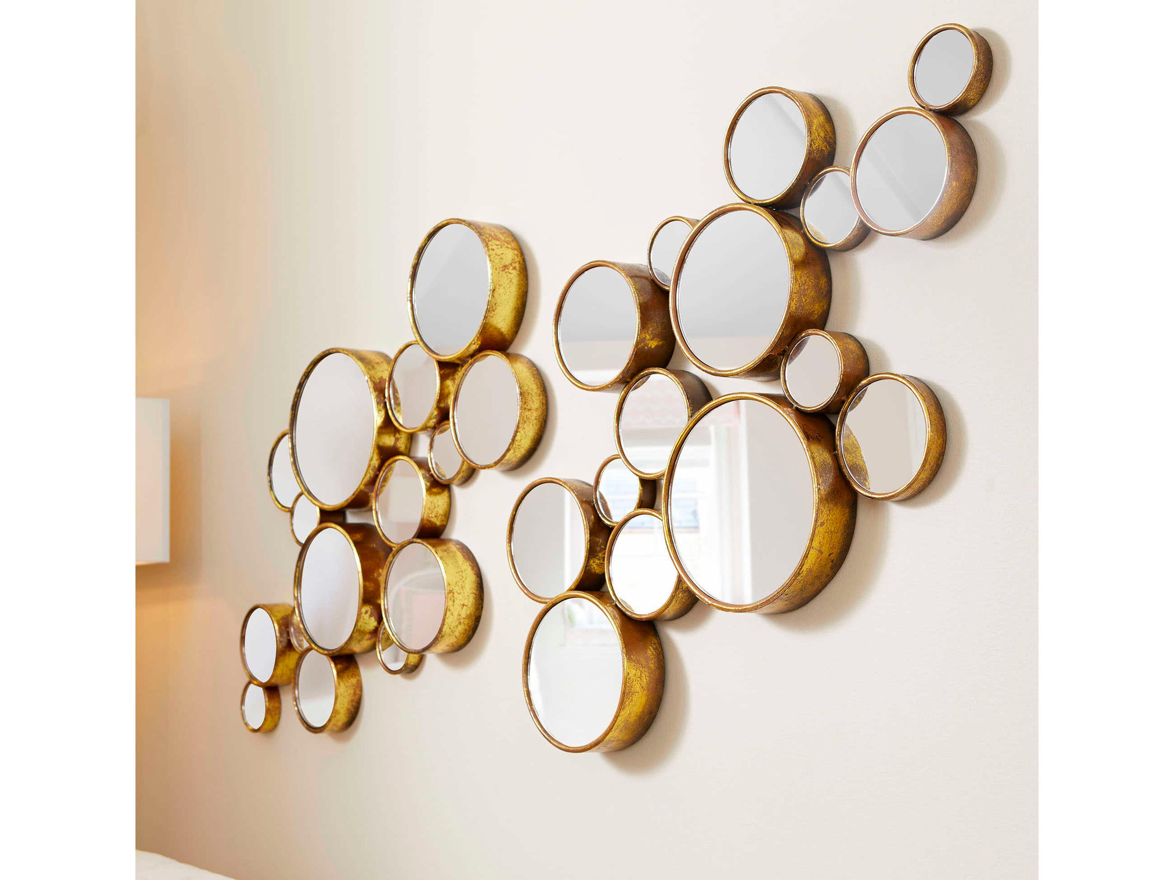 Cyan Design Bubbles Gold Wall Mirror