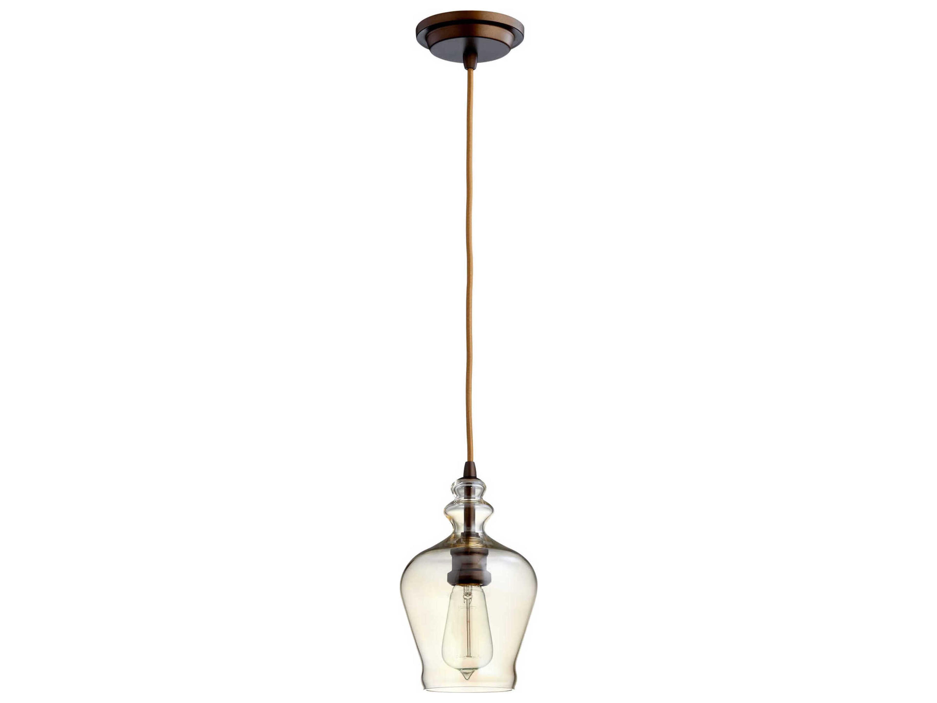 Cyan Design Calista 1-Light Oiled Bronze Mini Pendant