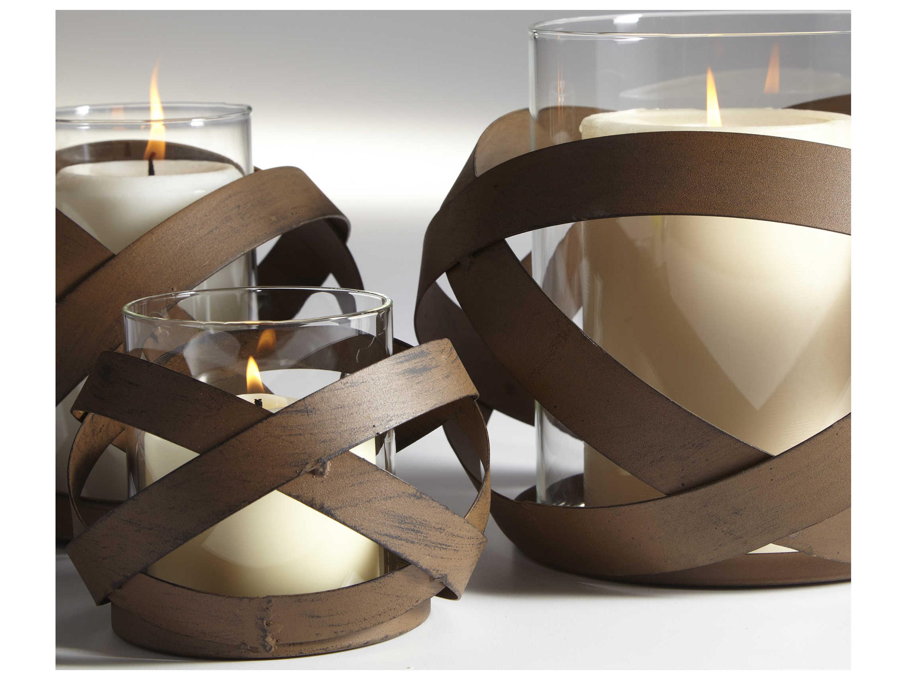 Cyan Design Copper 5" Infinity Candle Holder