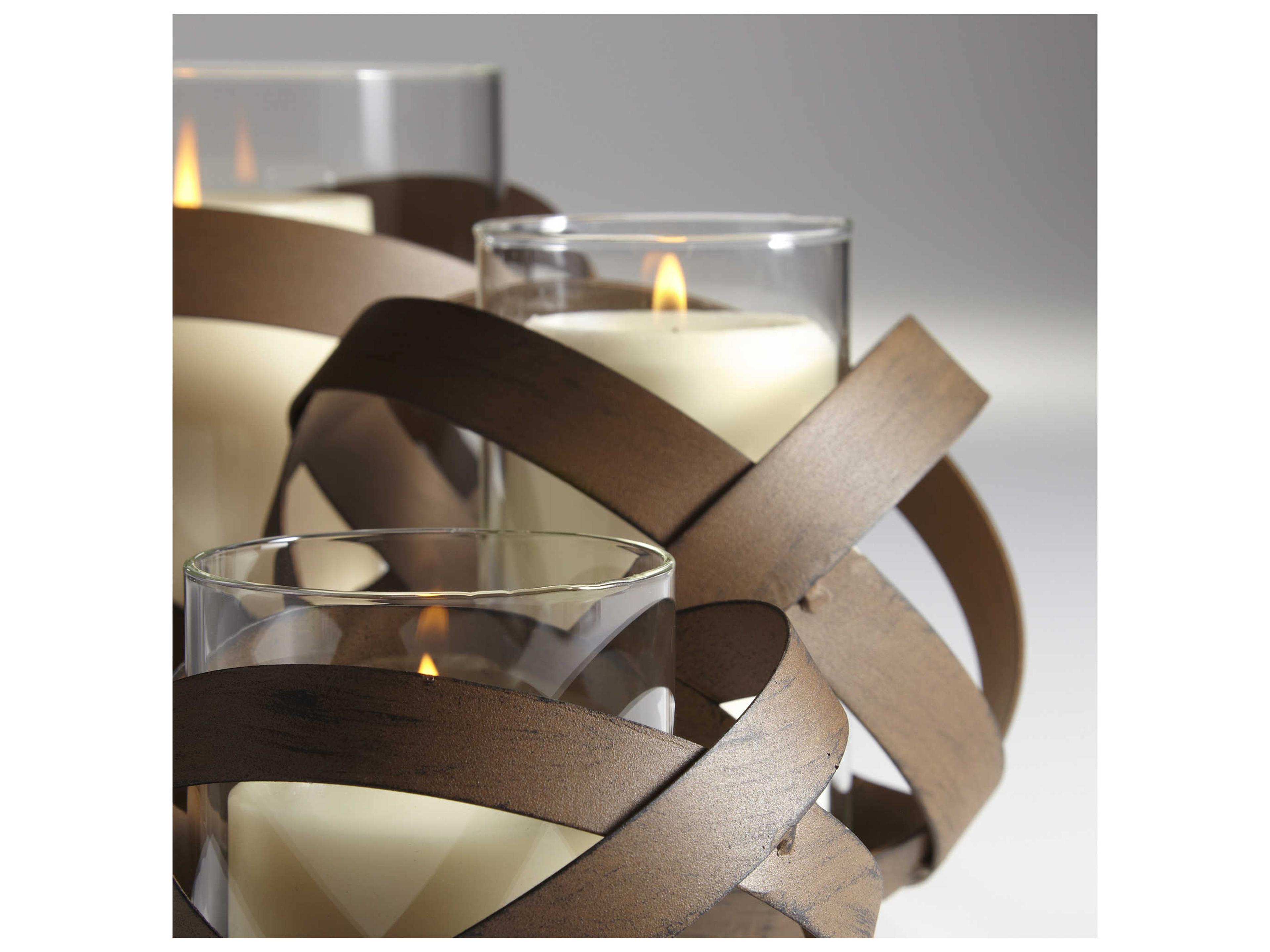 Cyan Design Copper 5" Infinity Candle Holder