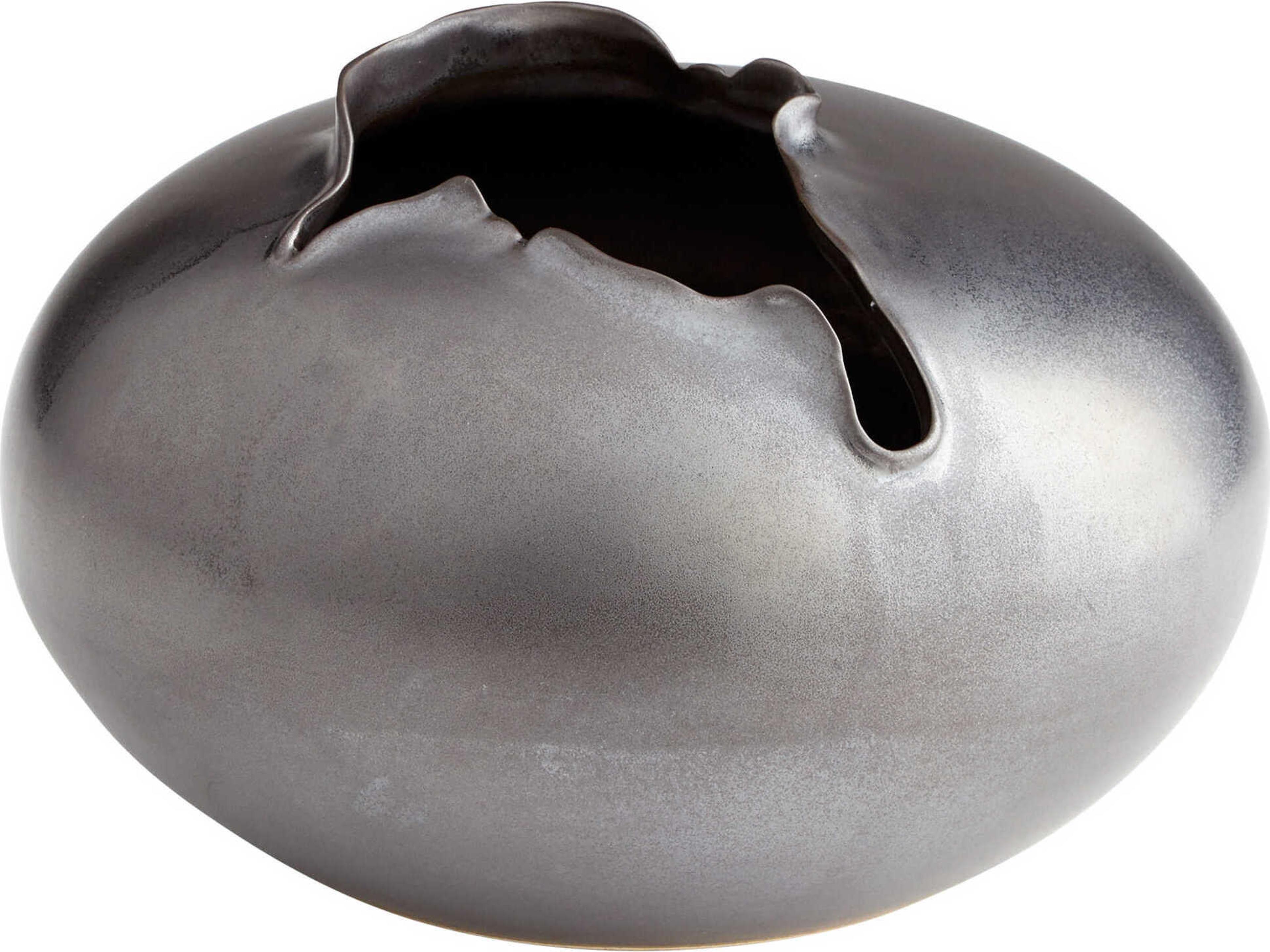 Cyan Design Black Metal Tambora Vase