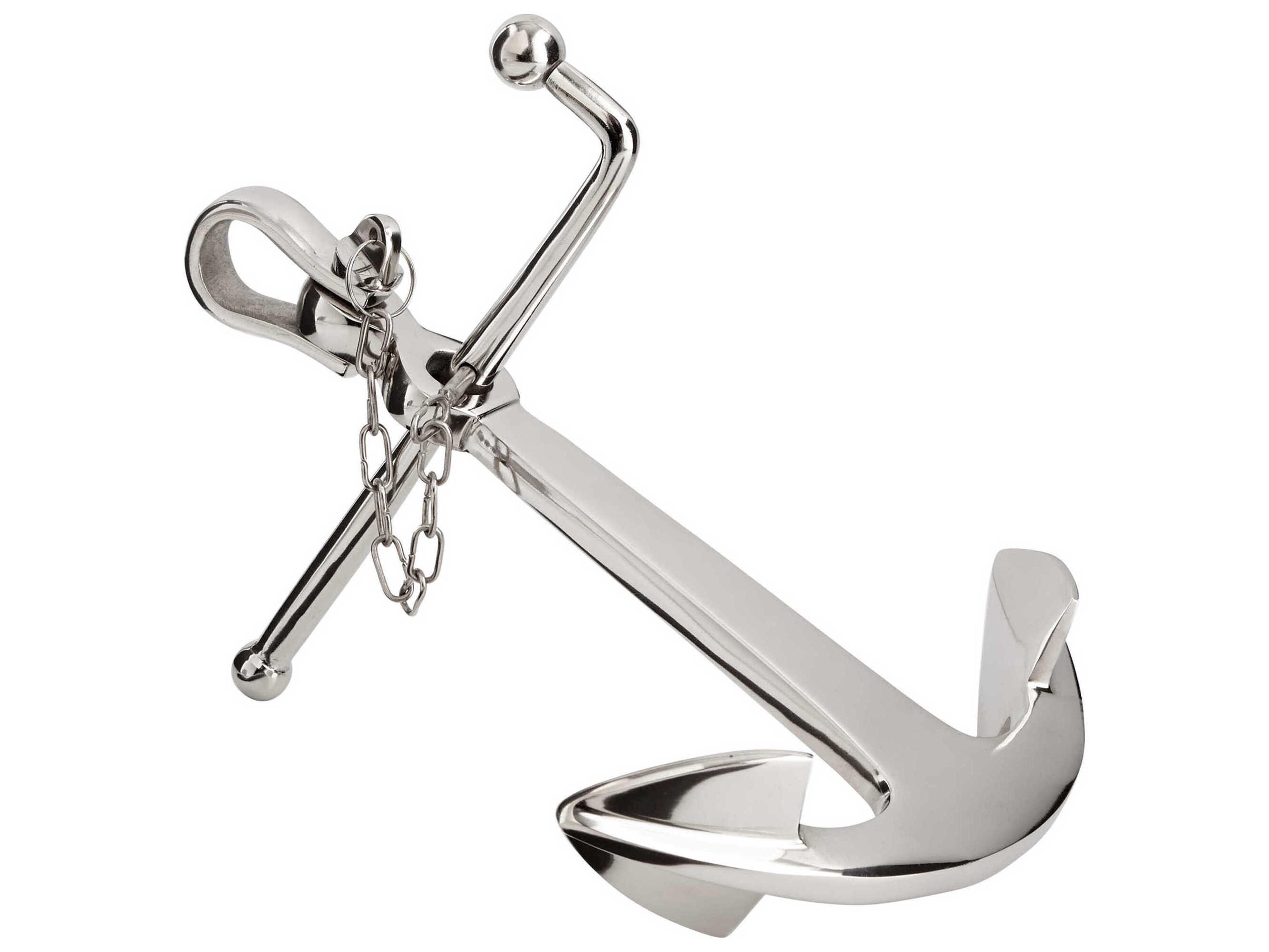 Cyan Design Nickel Anchor Aweigh Sculpture