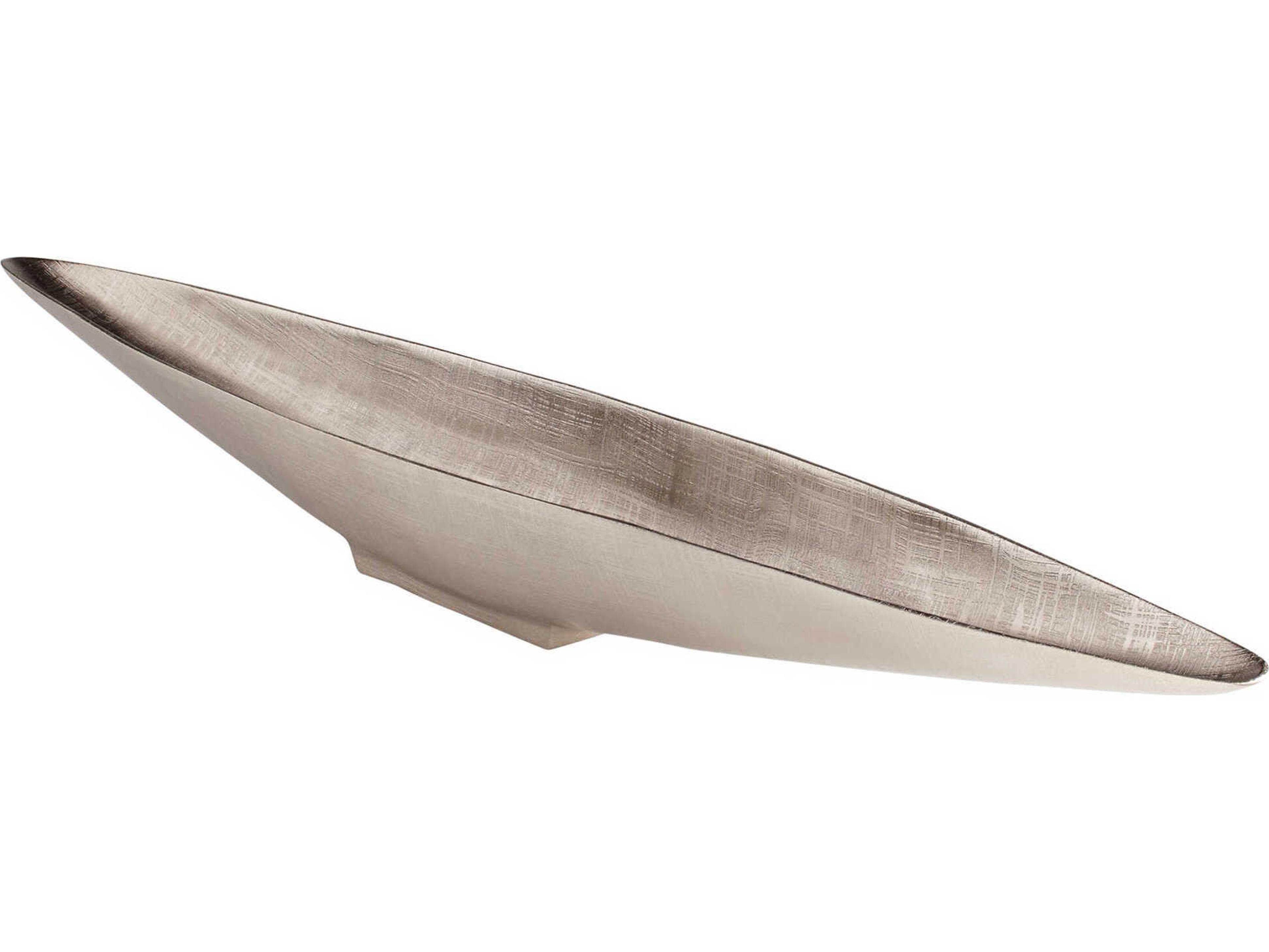 Cyan Design Textured Nickel Gondola Serving Tray