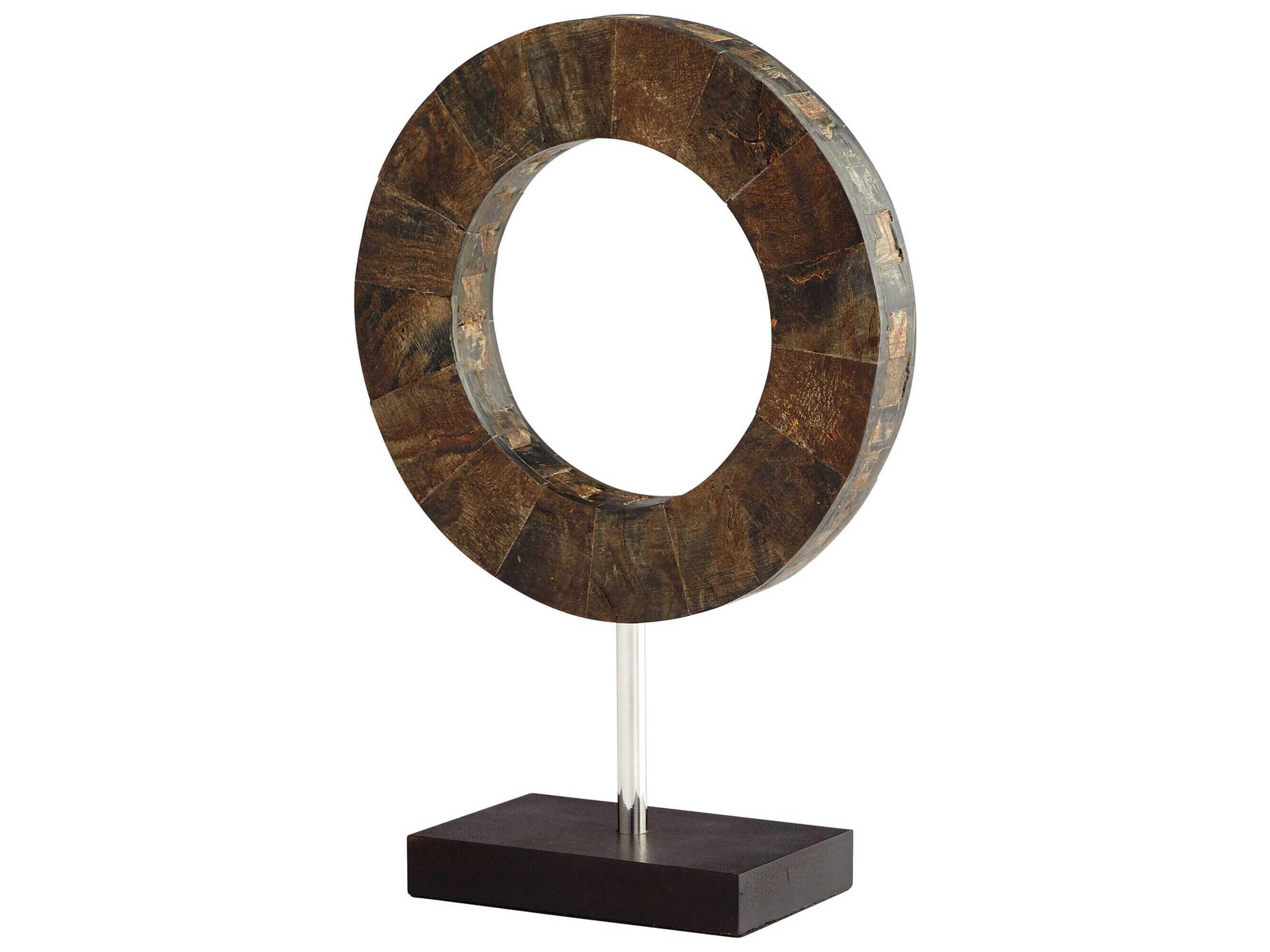 Brown Stainless Steel Portal Sculpture