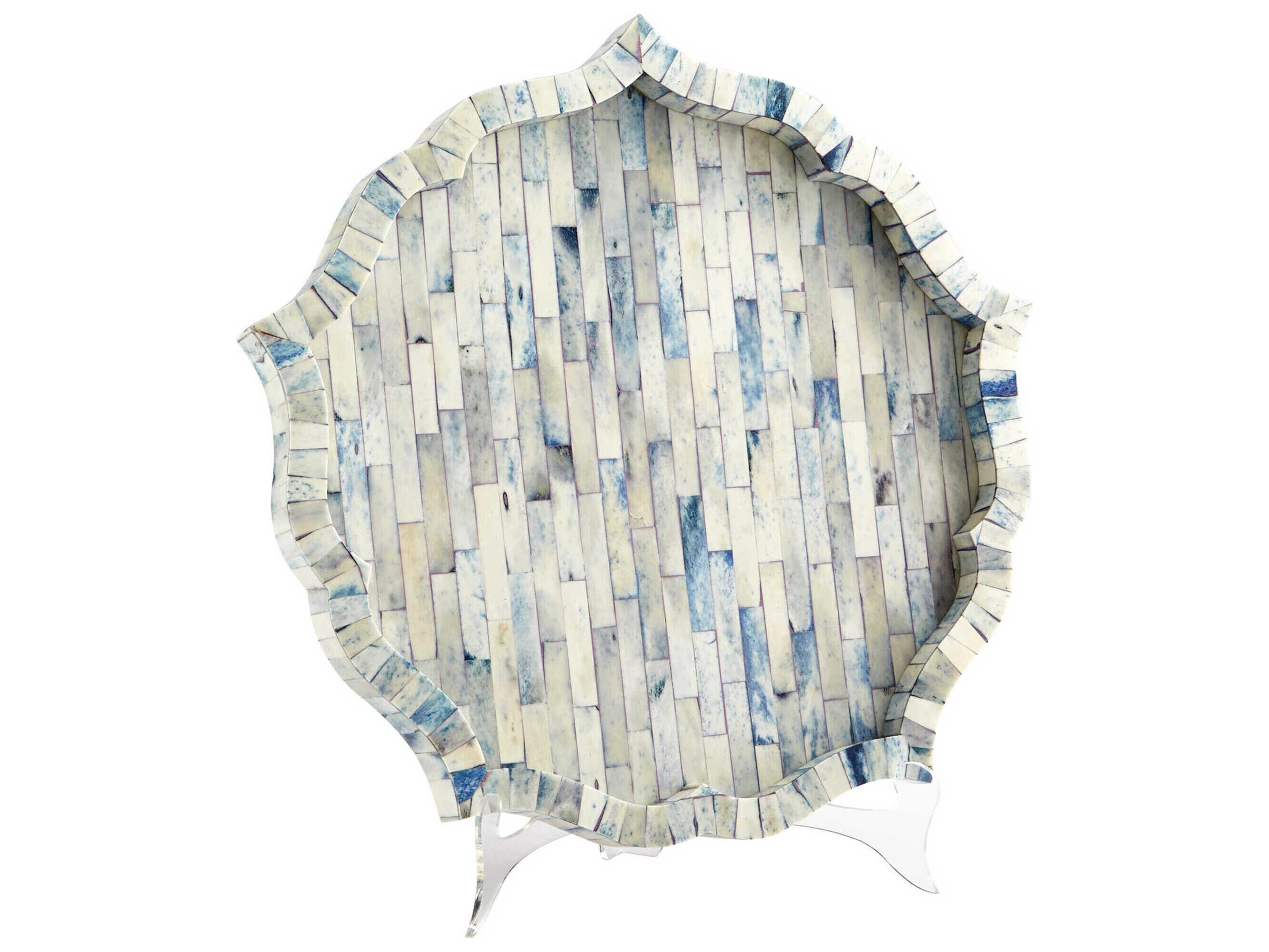 Blue Mirage Serving Tray