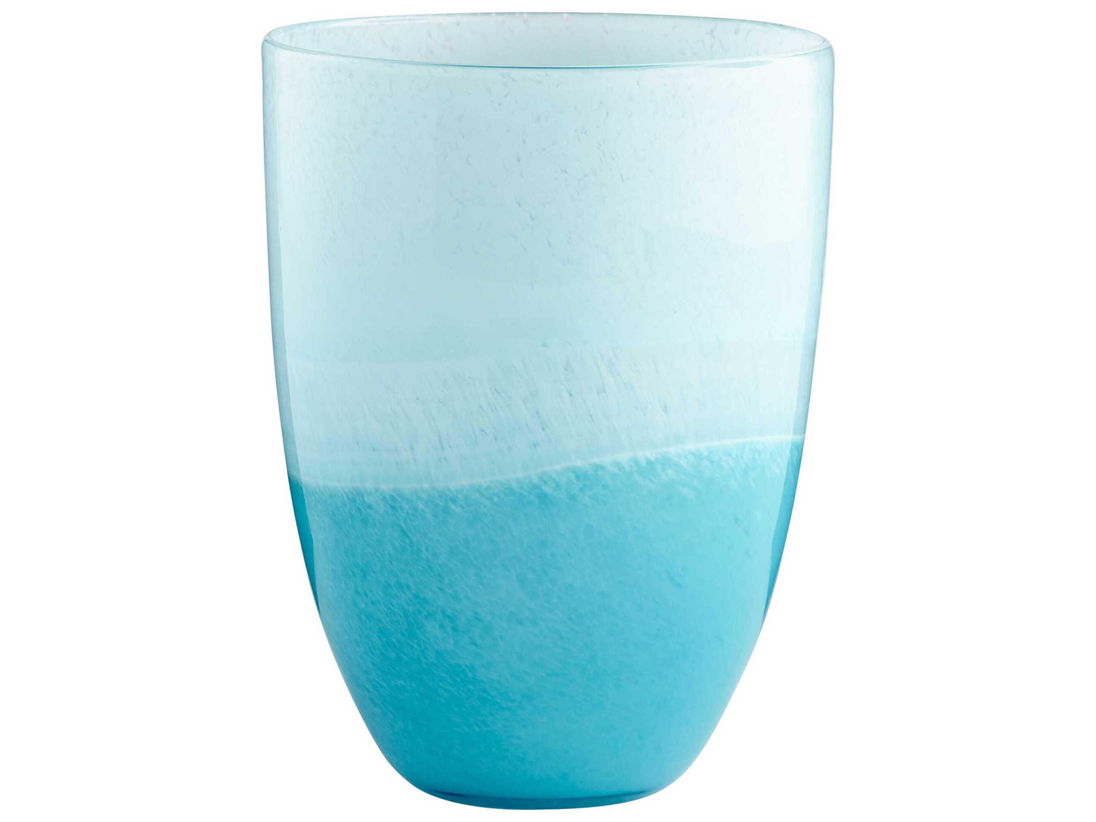 Sky Blue White Devotion Vase