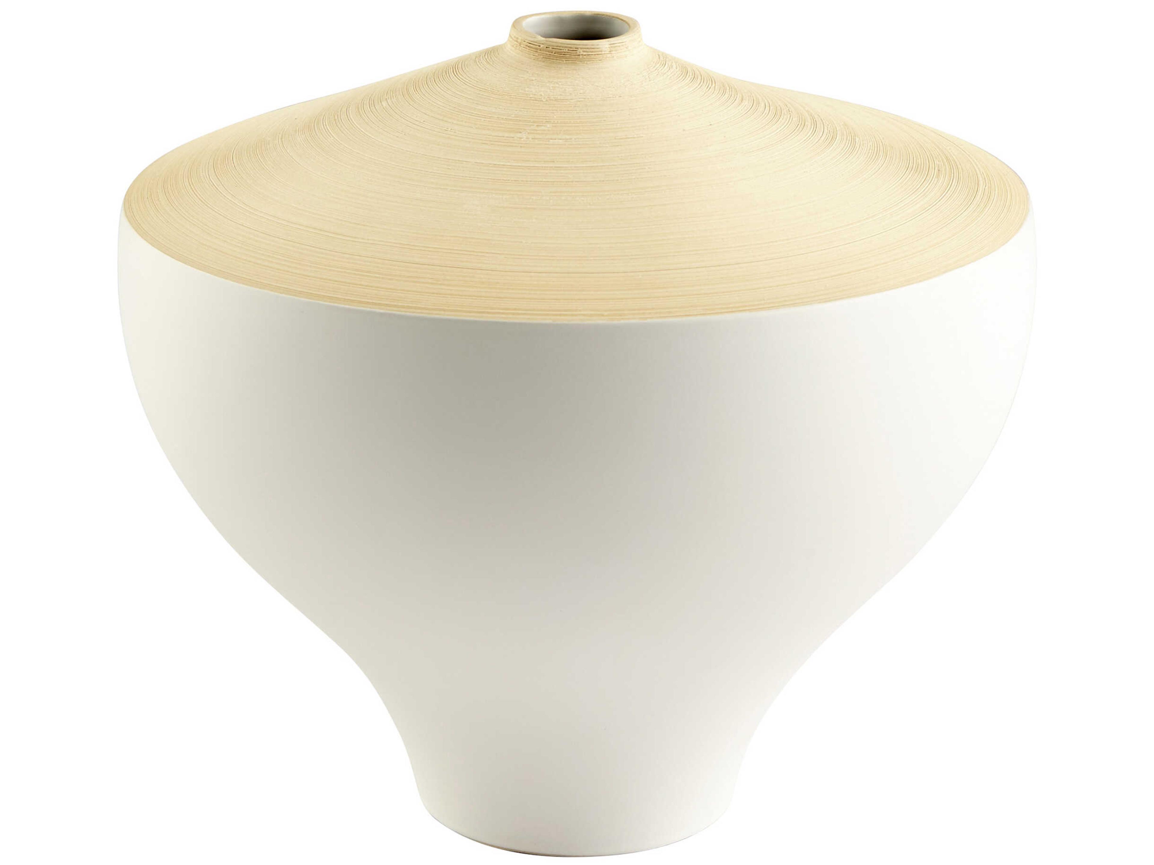 Cyan Design Matte White Inez Vase